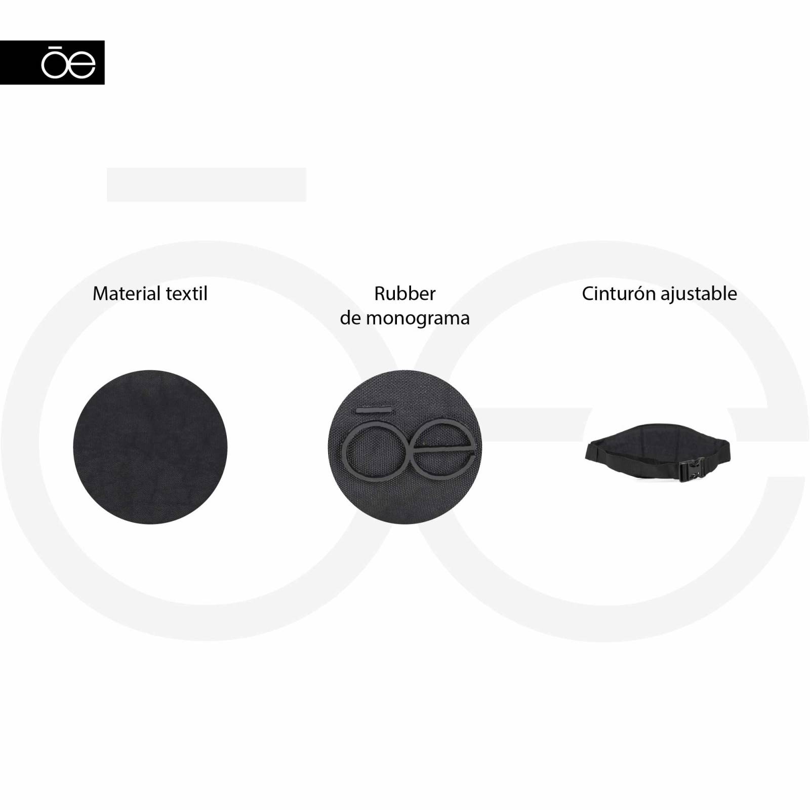 Cangurera para Hombre Cloe Textil Cintas Webbing