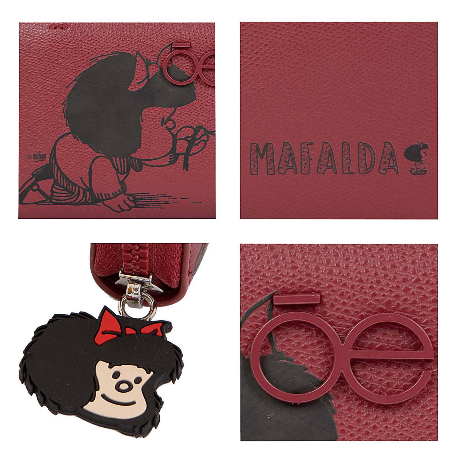 Cartera Para Mujer Cloe Grande Cierre Sencillo Mafalda X Oe