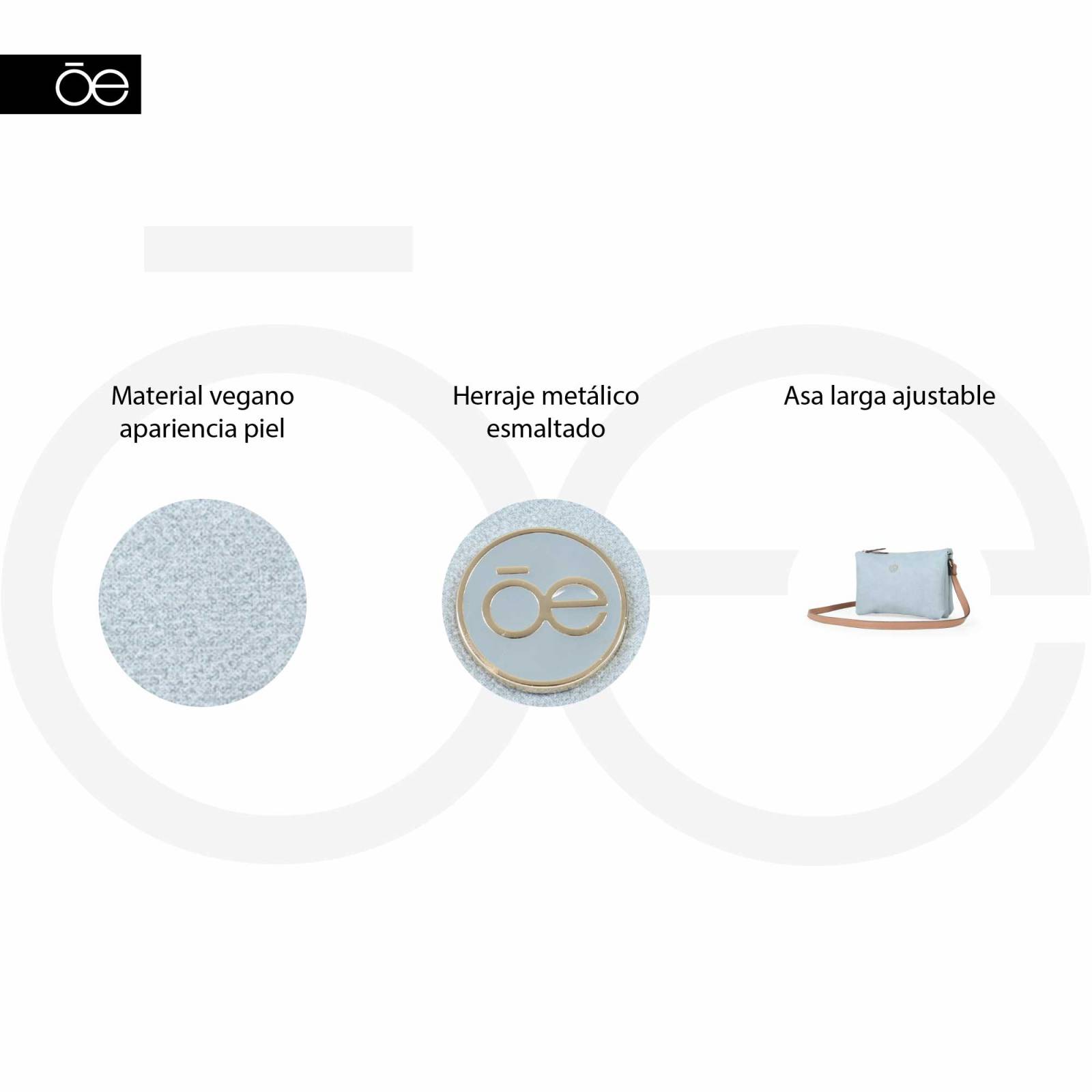 Bolsa Crossbody para Mujer Cloe Clásica Mediana