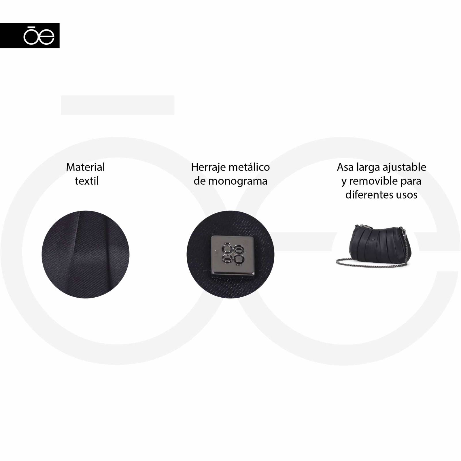 Bolsa Clutch para Mujer Cloe 4 en 1 Textil