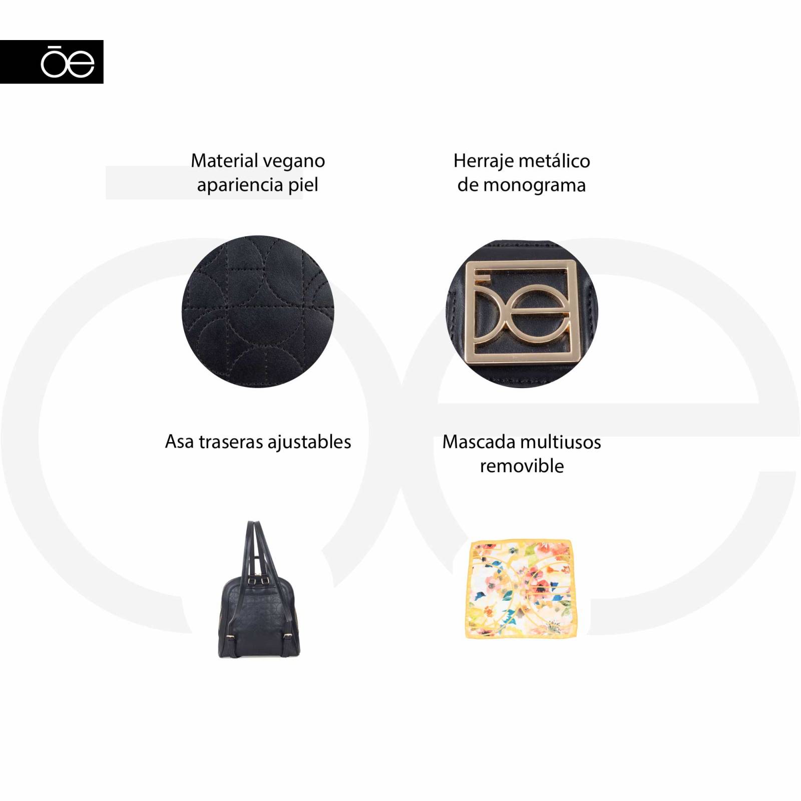 Mochila para Mujer Cloe Bordado con Mascada