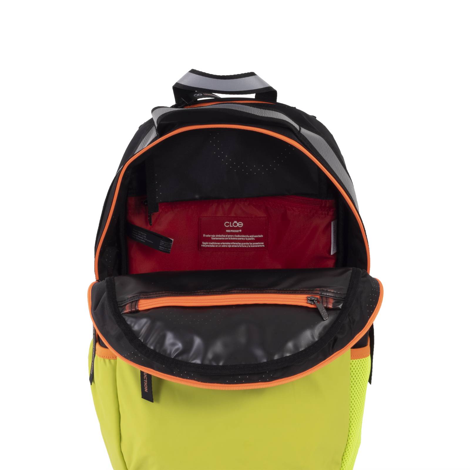 Cloe   Mochila Apilable Detalles Reflejantes 