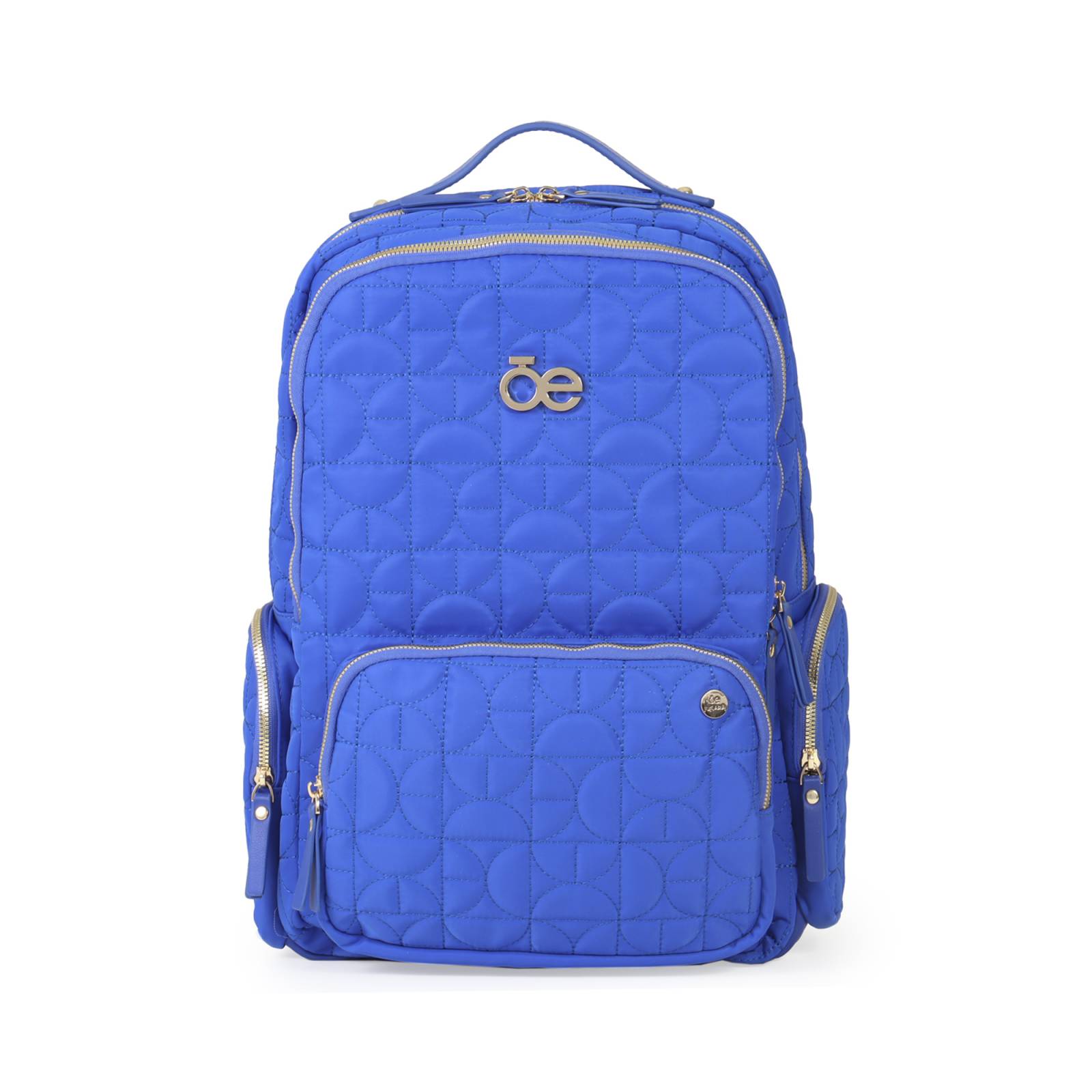 Pañalera Mochila Cloe Nylon Acolchado con Accesorios