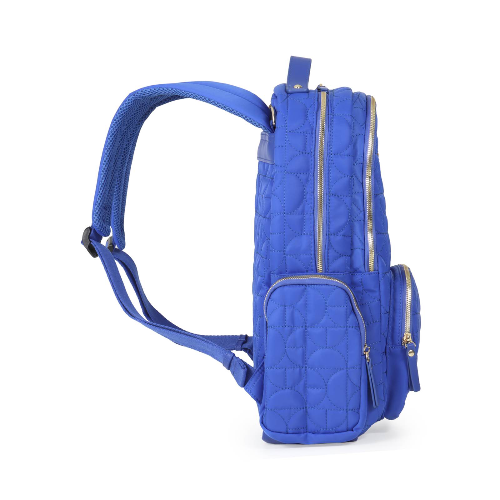 Pañalera Mochila Cloe Nylon Acolchado con Accesorios