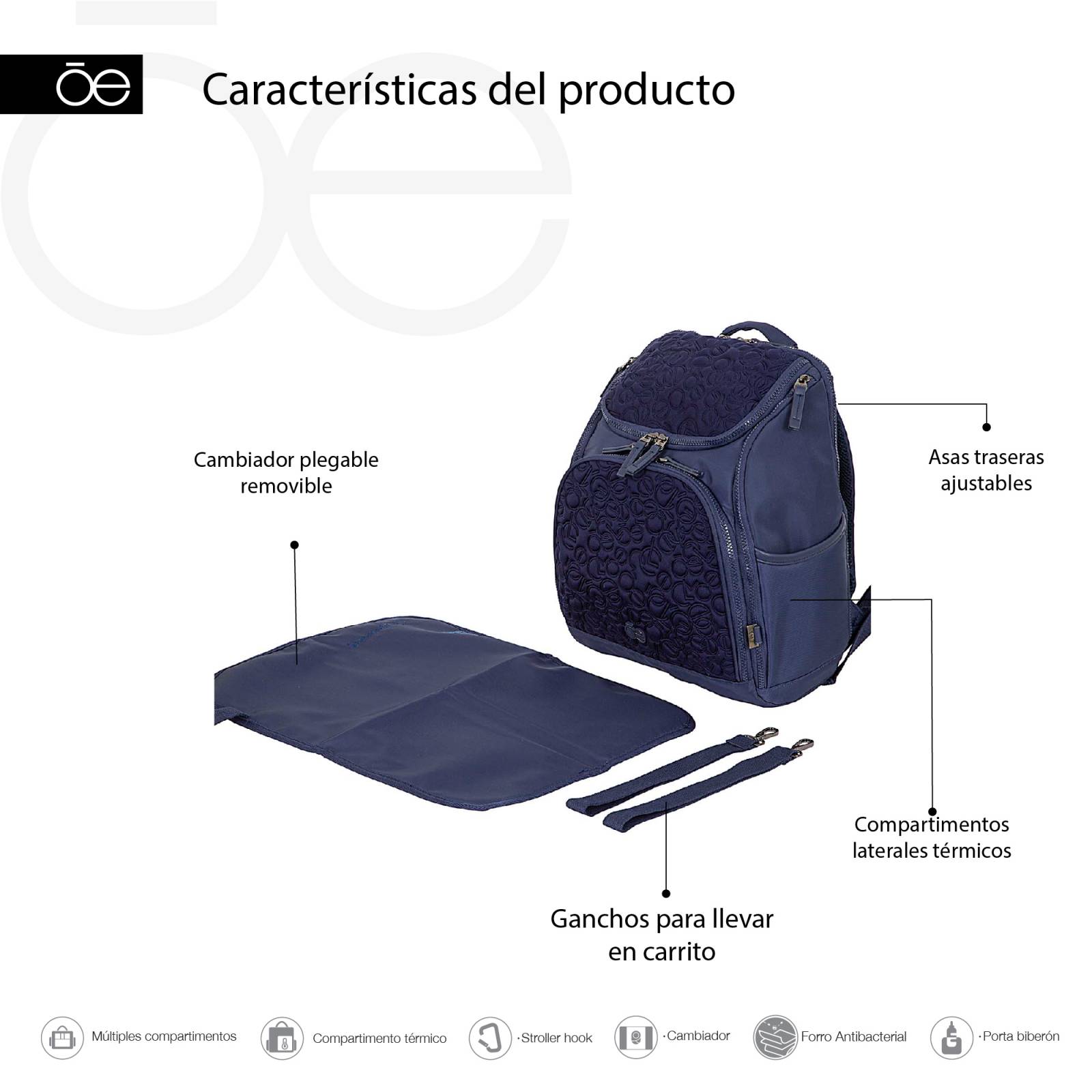 Cloe  Pañalera Mochila Nylon