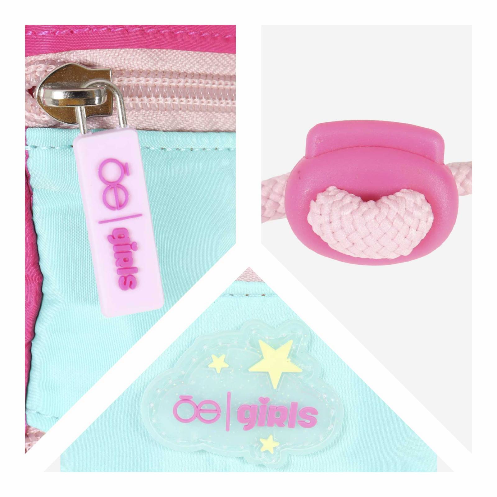 Bolsa Crossbody Cloe Girls Nylon para Niña Asa Tubular
