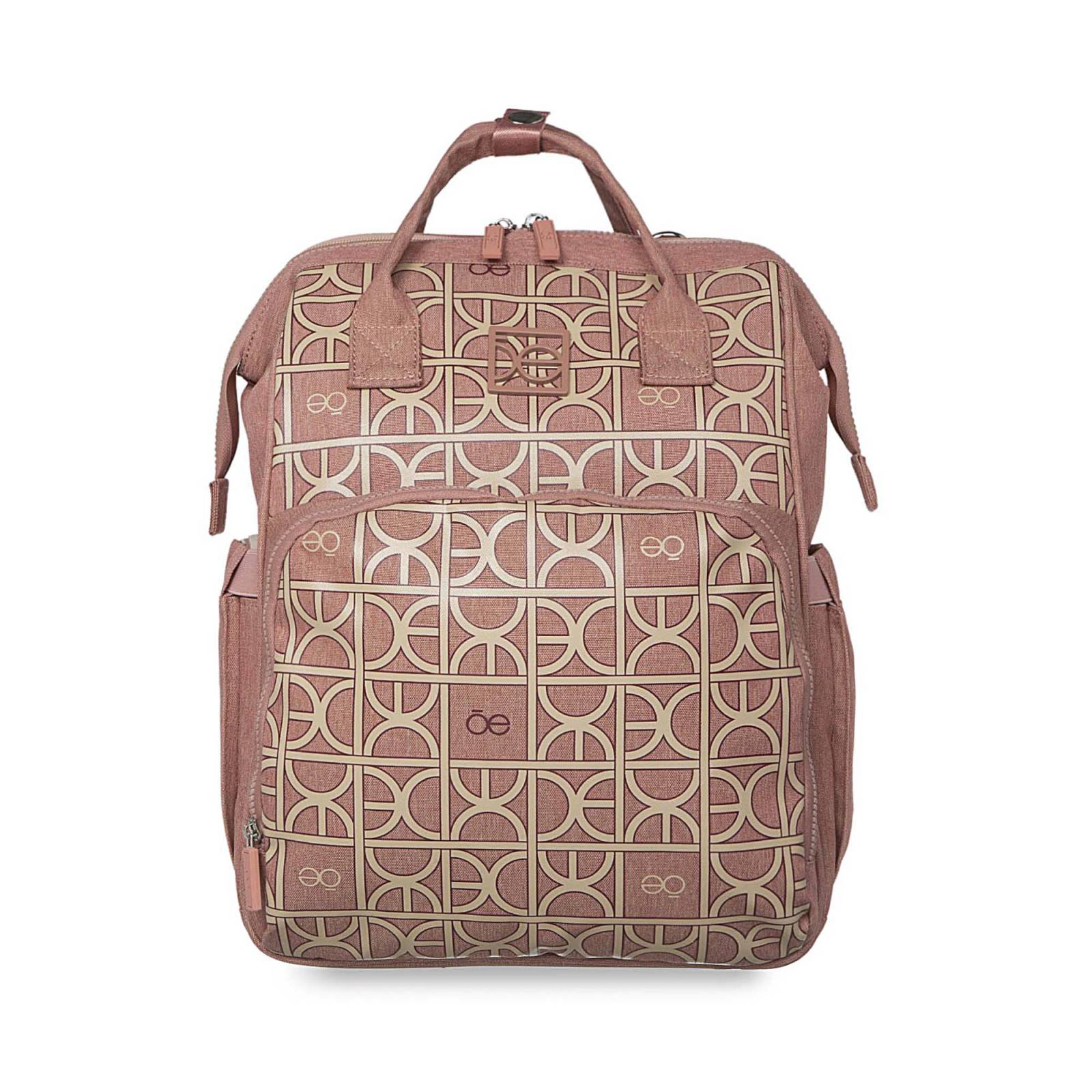 Pañalera Tipo Mochila Cloe Mom   Baby Nylon con Accesorios