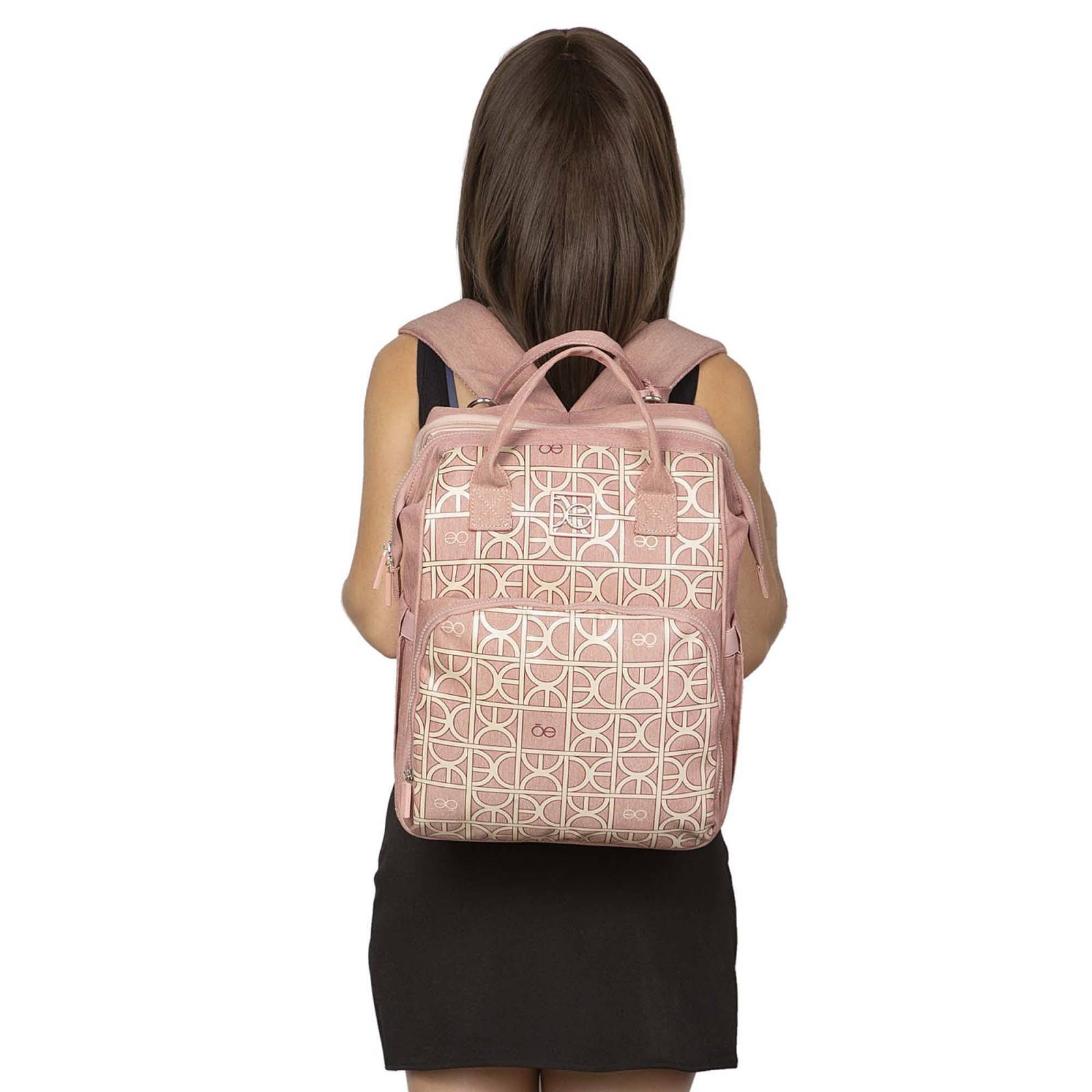 Pañalera Tipo Mochila Cloe Mom   Baby Nylon con Accesorios