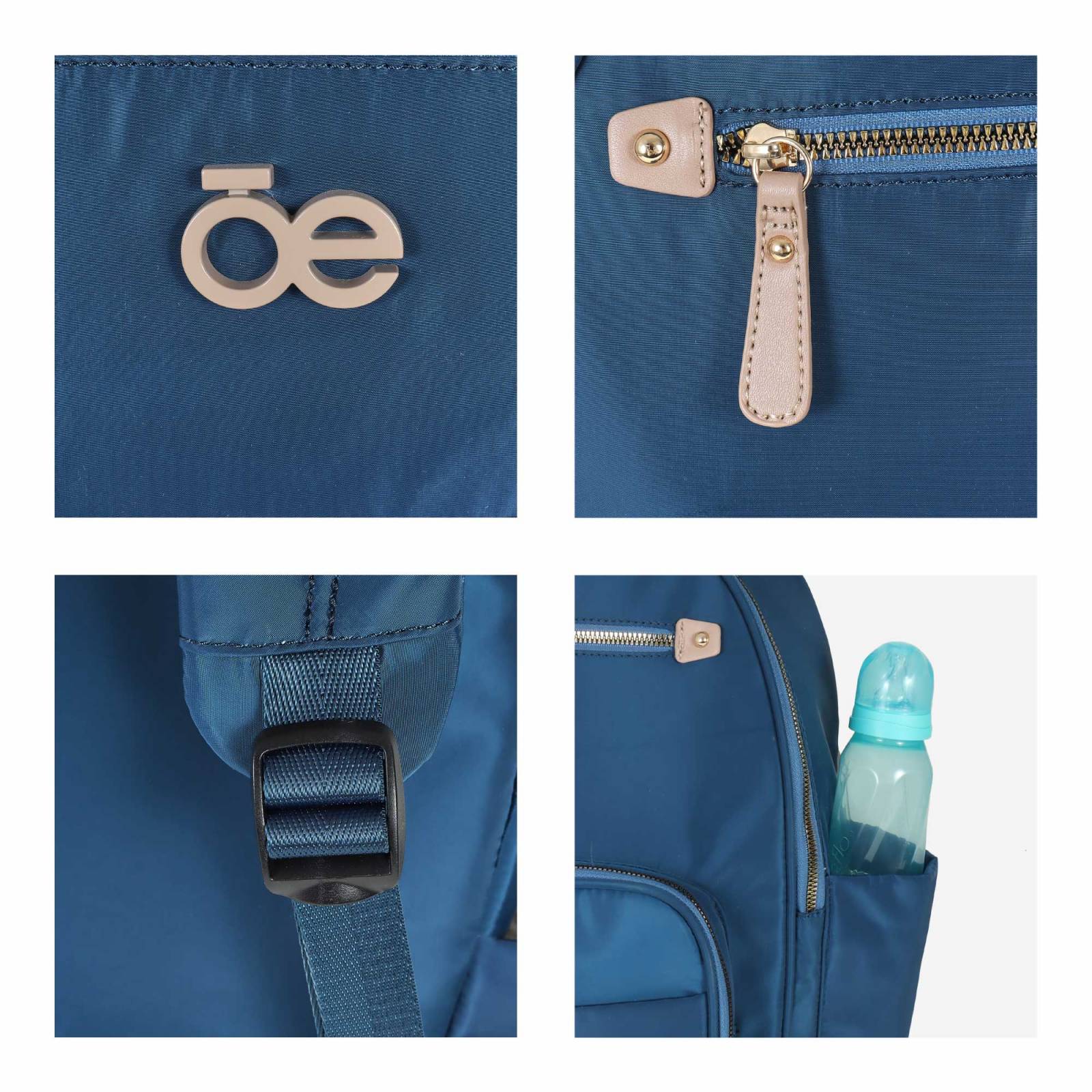 Pañalera Mochila Cloe Mom Baby Material Nylon