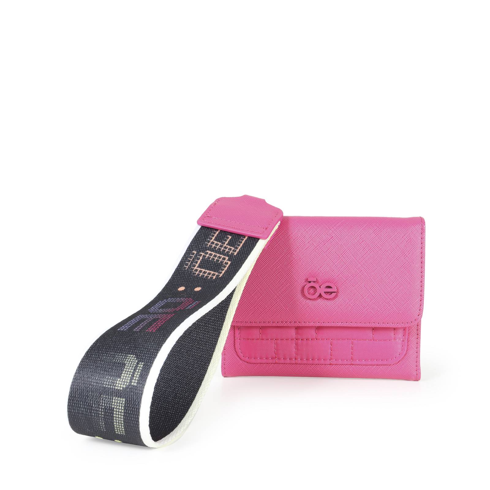 Cartera Flap para Mujer Cloe Material Reciclado con Maneral