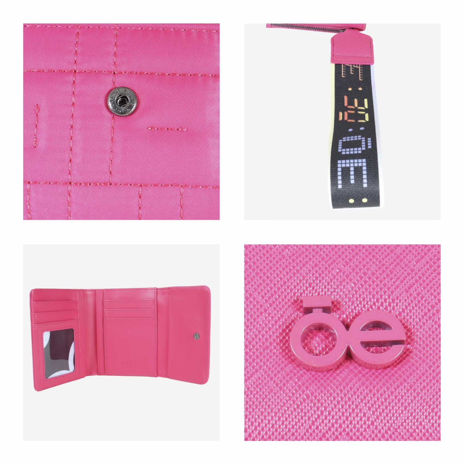 Cartera Flap para Mujer Cloe Material Reciclado con Maneral