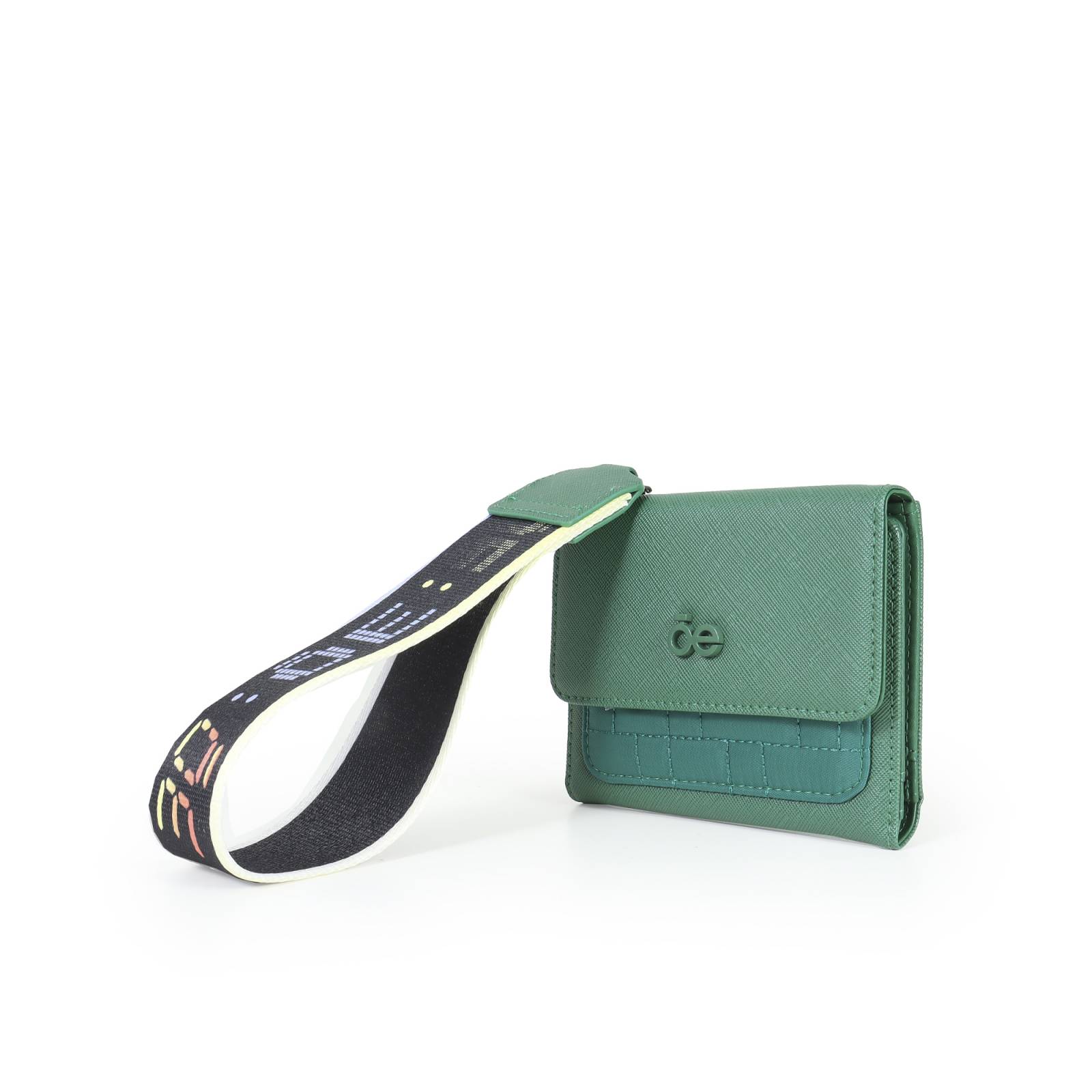 Cartera Flap para Mujer Cloe Material Reciclado con Maneral