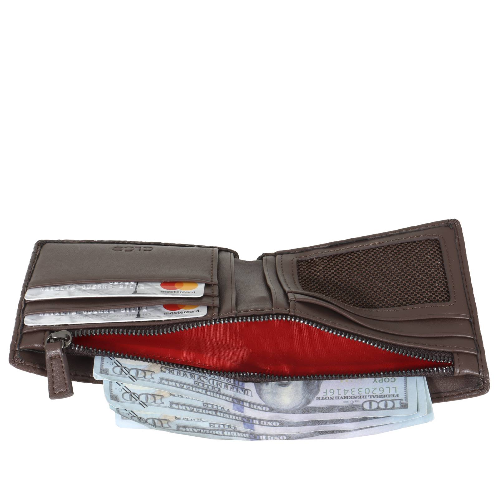 Cartera Flap para Hombre Cloe Uomo Piel Genuina Tarjetero