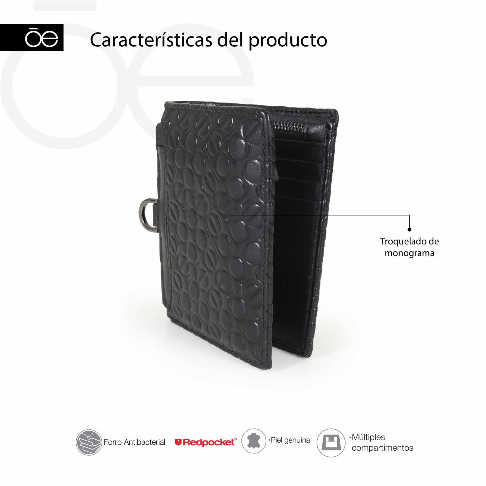 Cartera para Hombre Cloe Uomo Piel Genuina