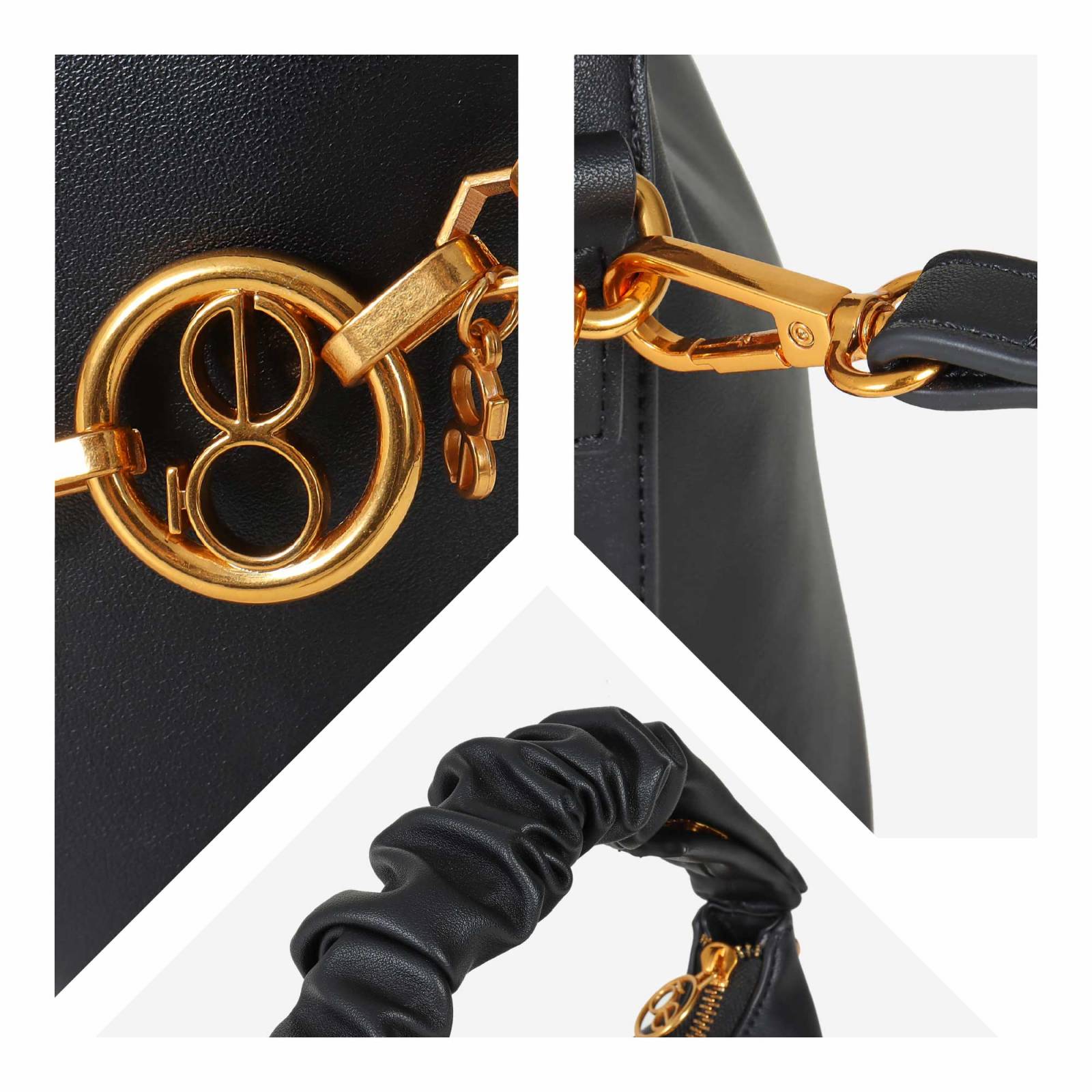 Bolsa Satchel para Mujer Cloe Chica Detalle Cadena