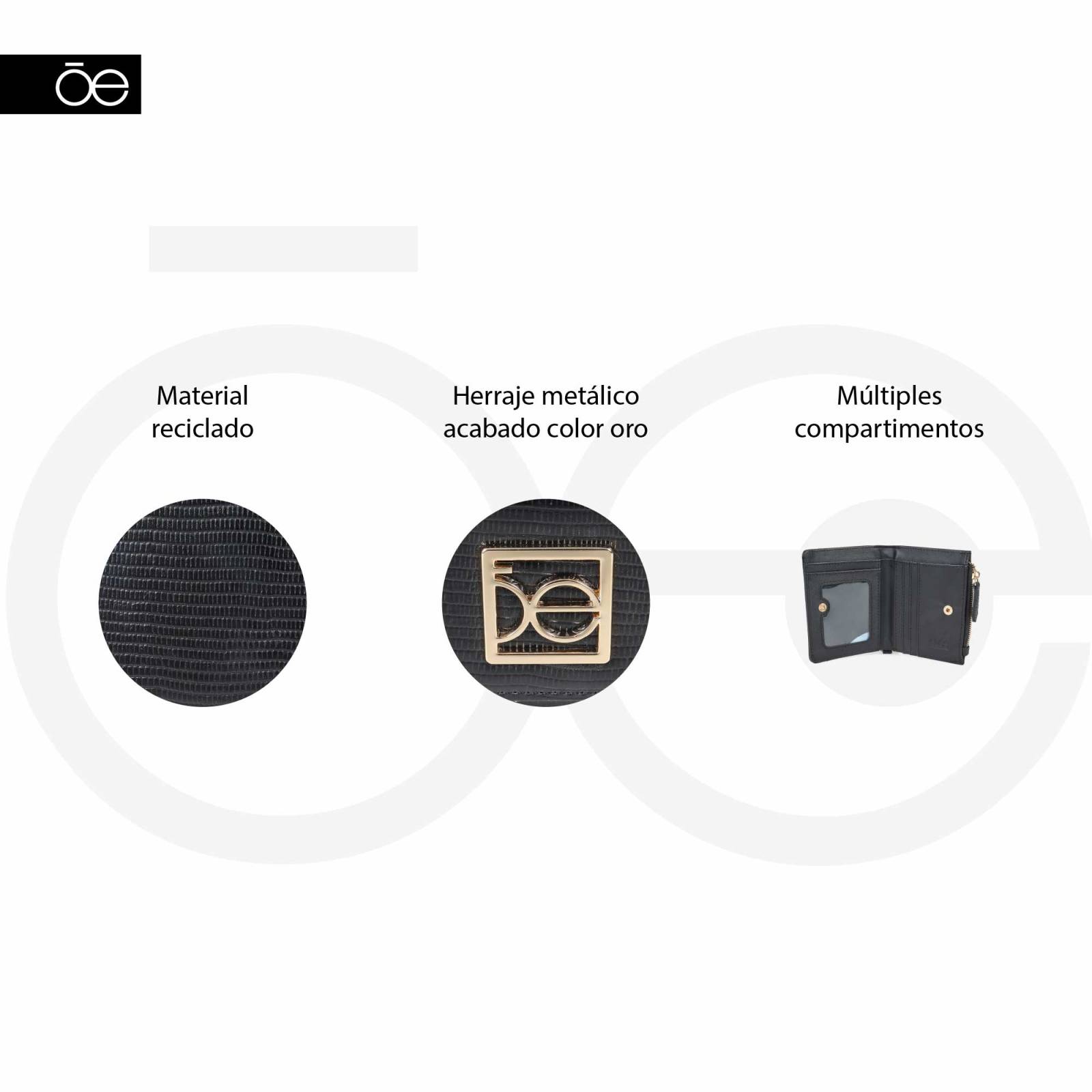 Cartera para Mujer Flap Cloe Material Reciclado con Cadena