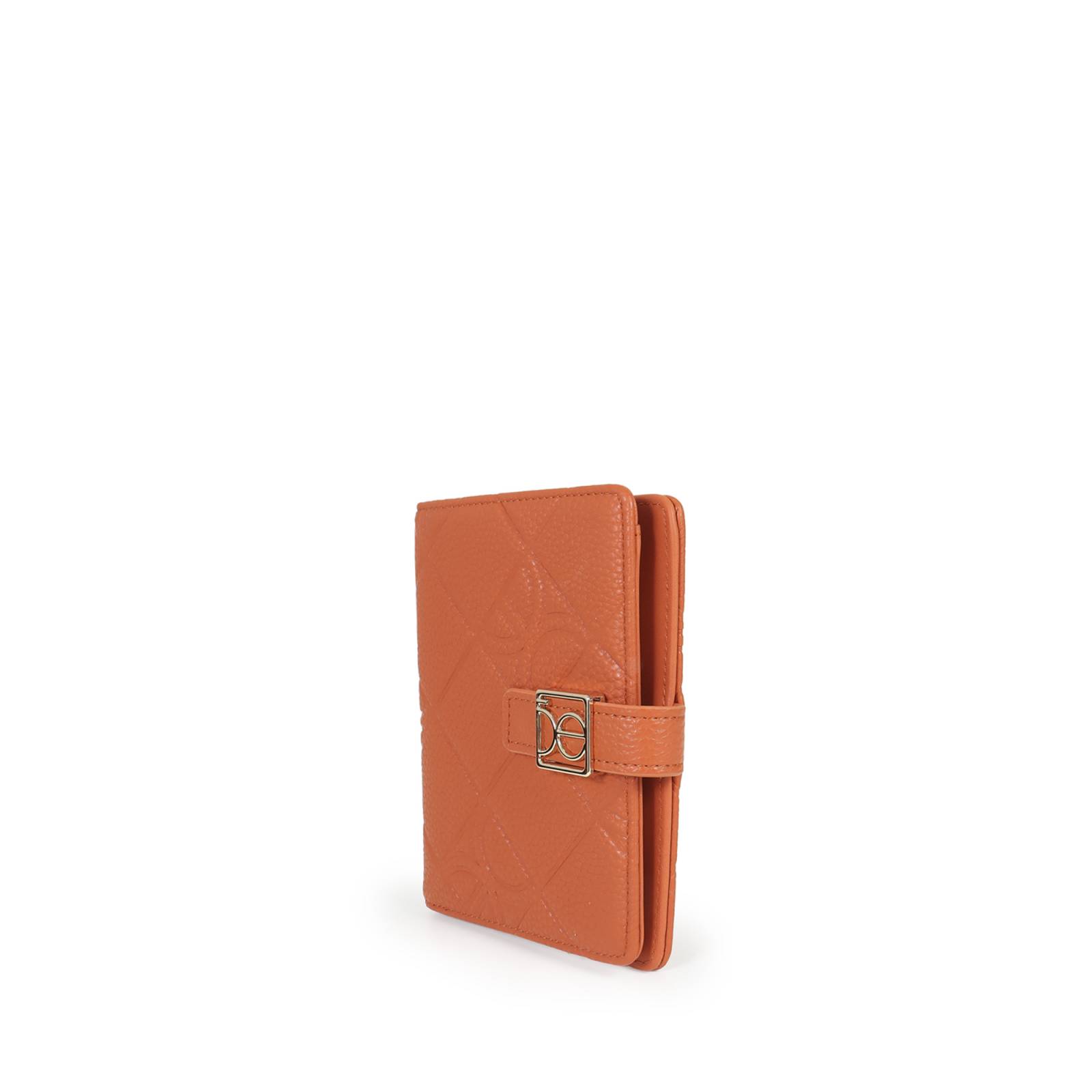 Cartera Porta Pasaporte para Mujer Cloe Monograma Troquelado