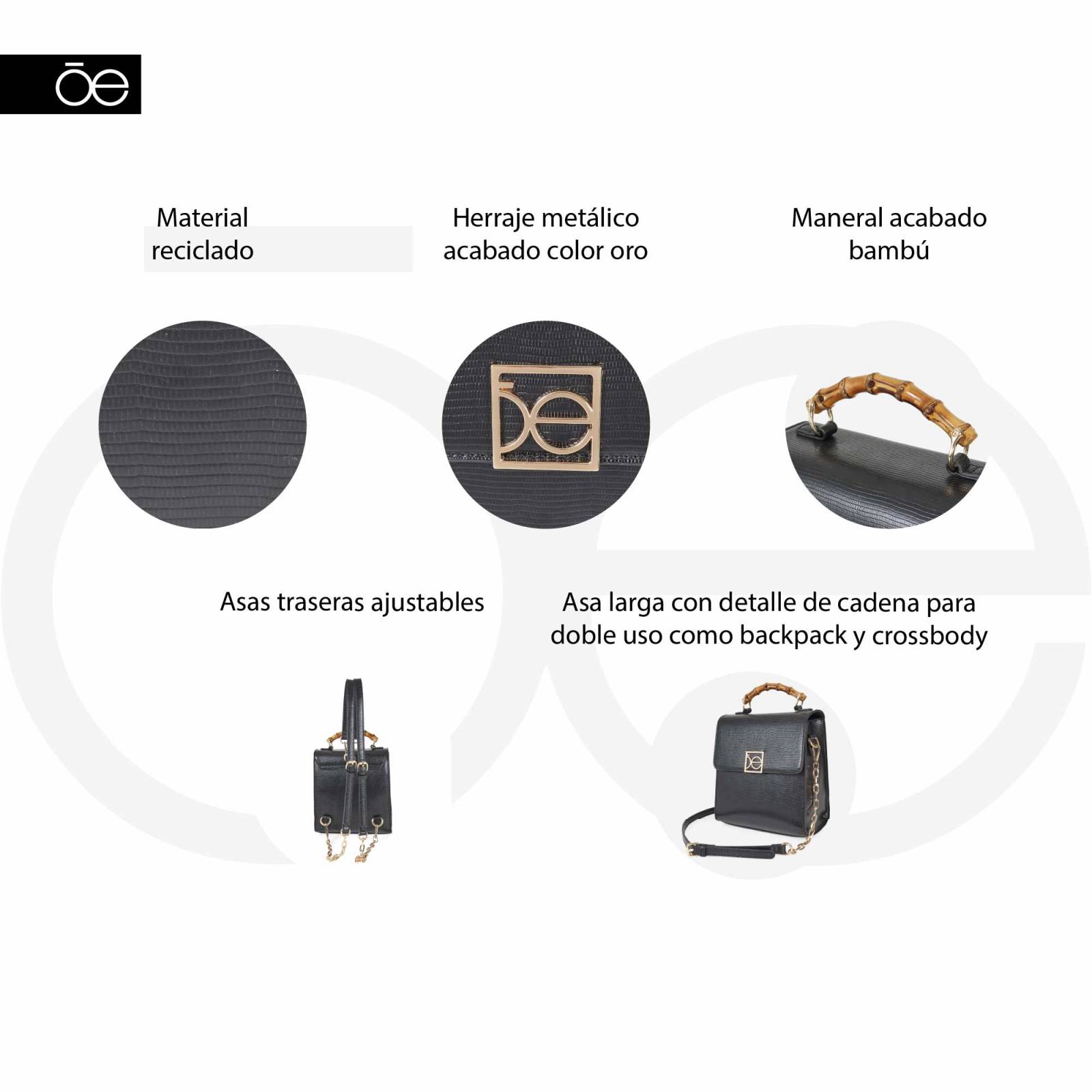 Mochila para Mujer Cloe 2 en 1 Maneral Bambú