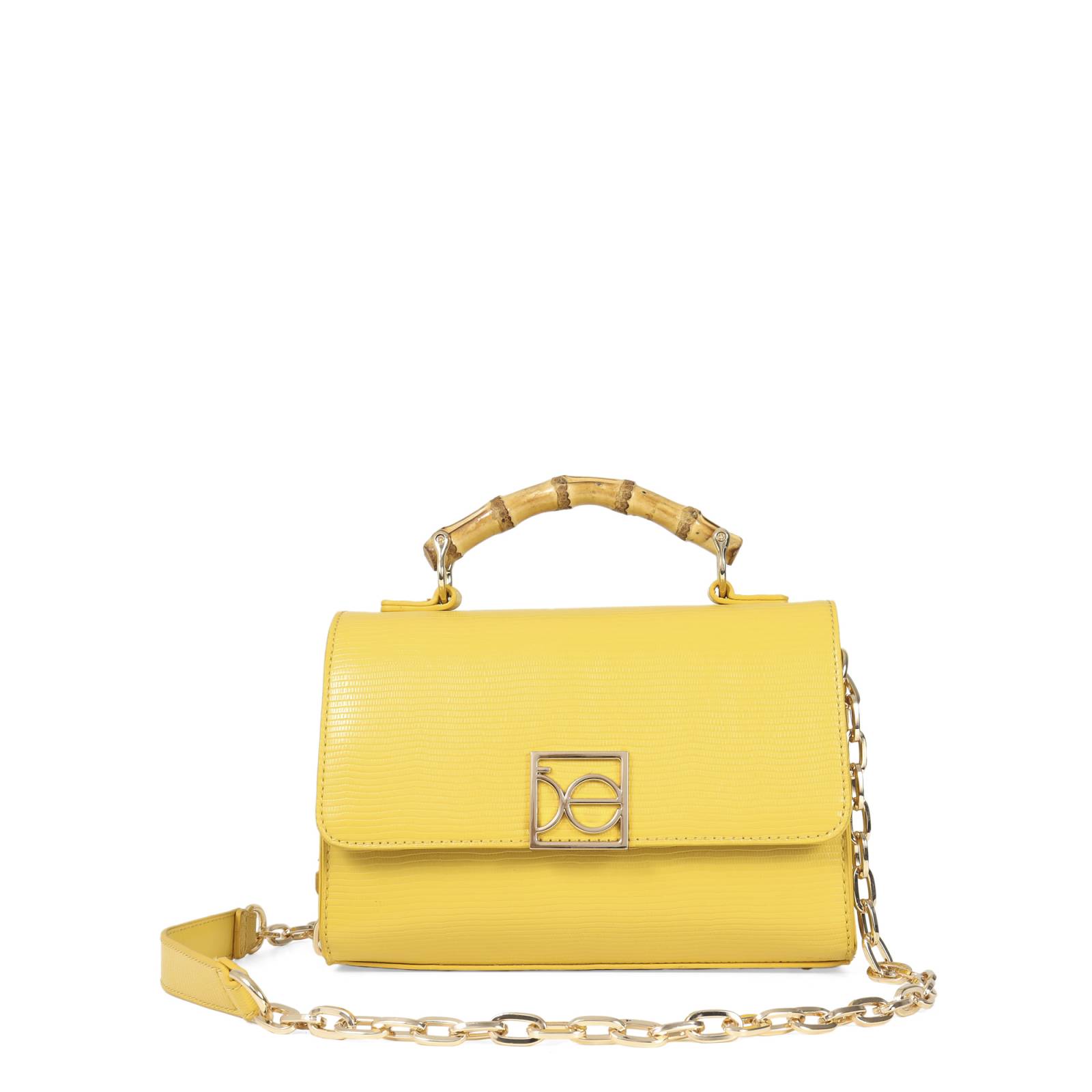 Bolsa Briefcase Cloe Look Animal Skin Maneral Bambú