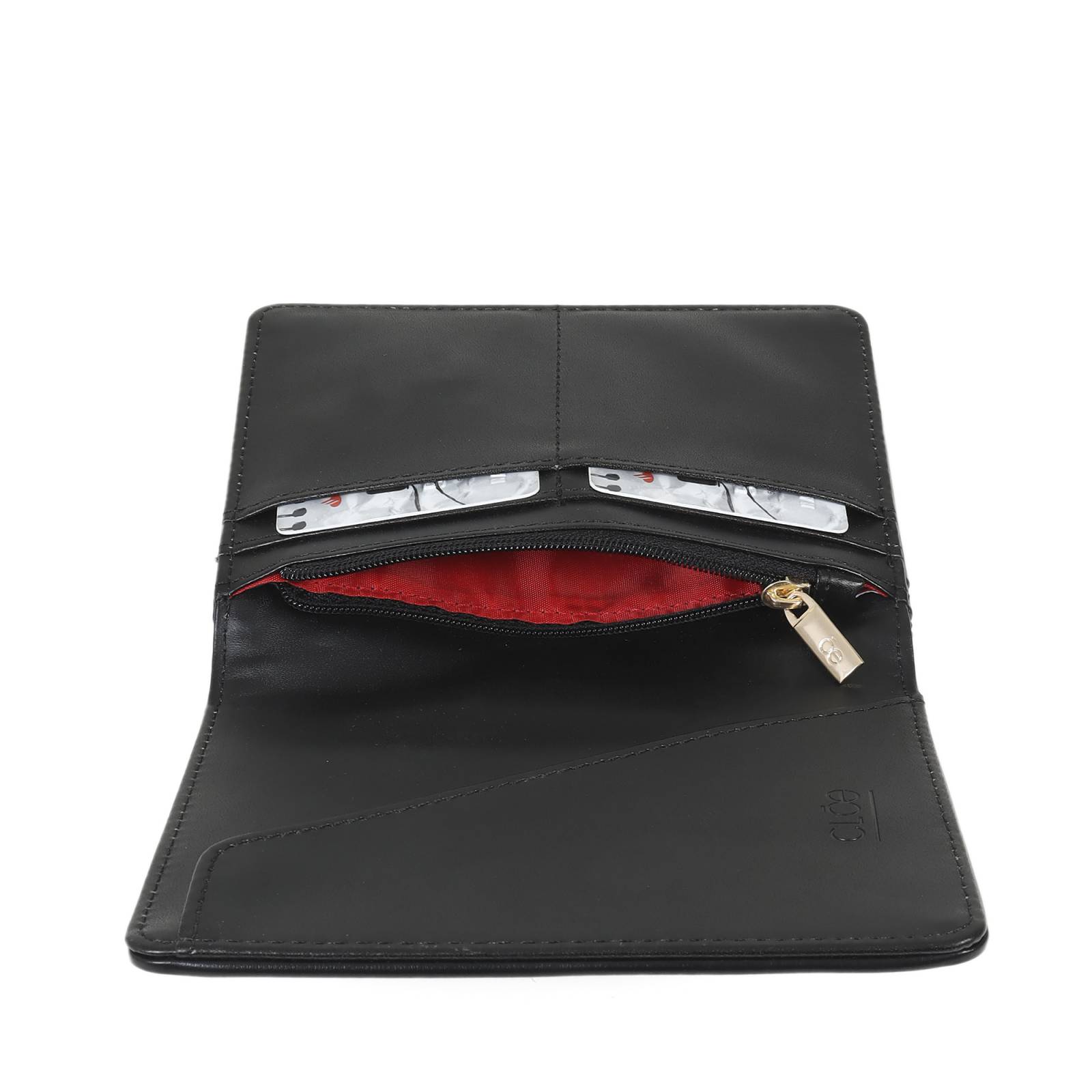 Cartera para Mujer Porta Pasaporte Cloe Monograma Bordado