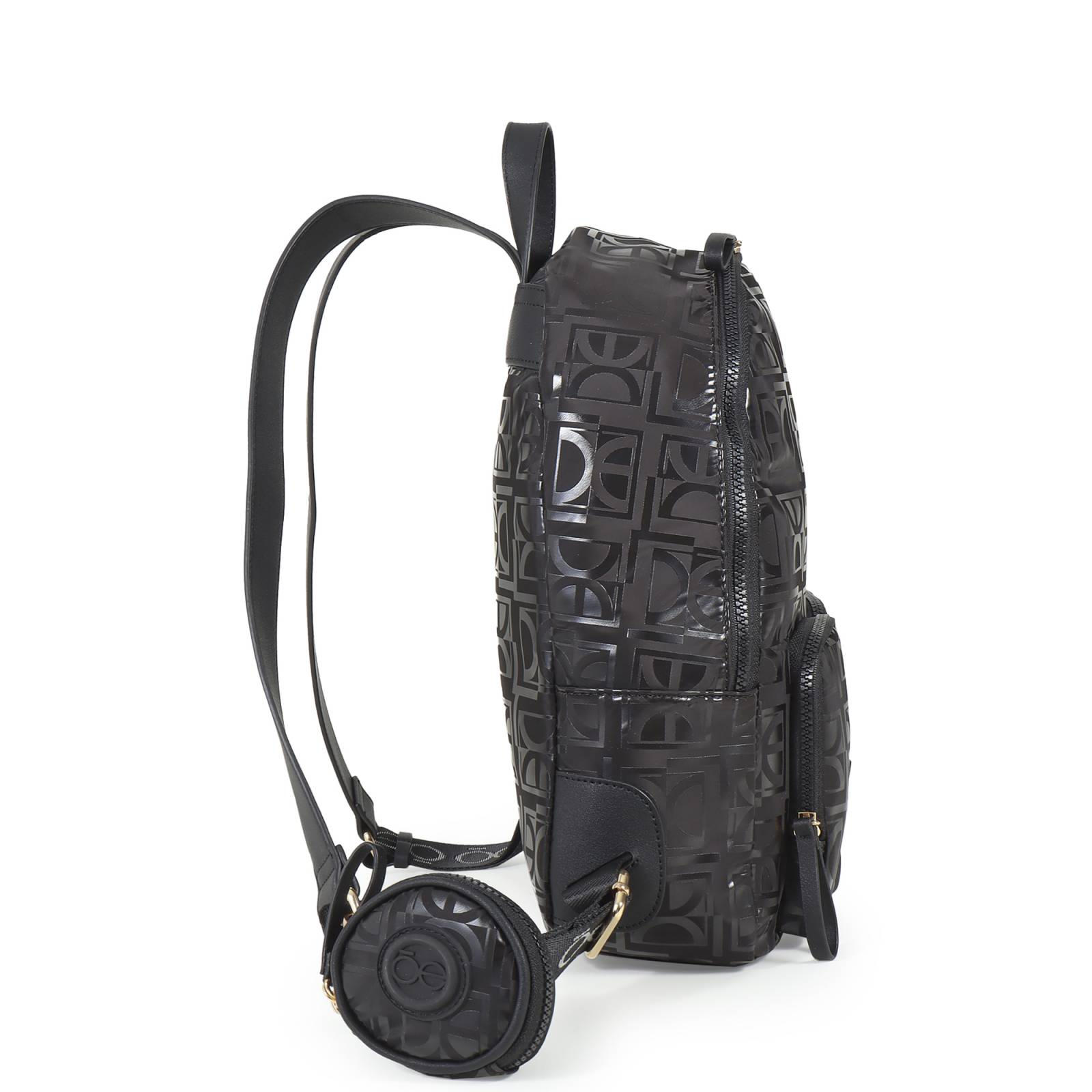 Mochila para Mujer Cloe Nylon Estampado Glossy