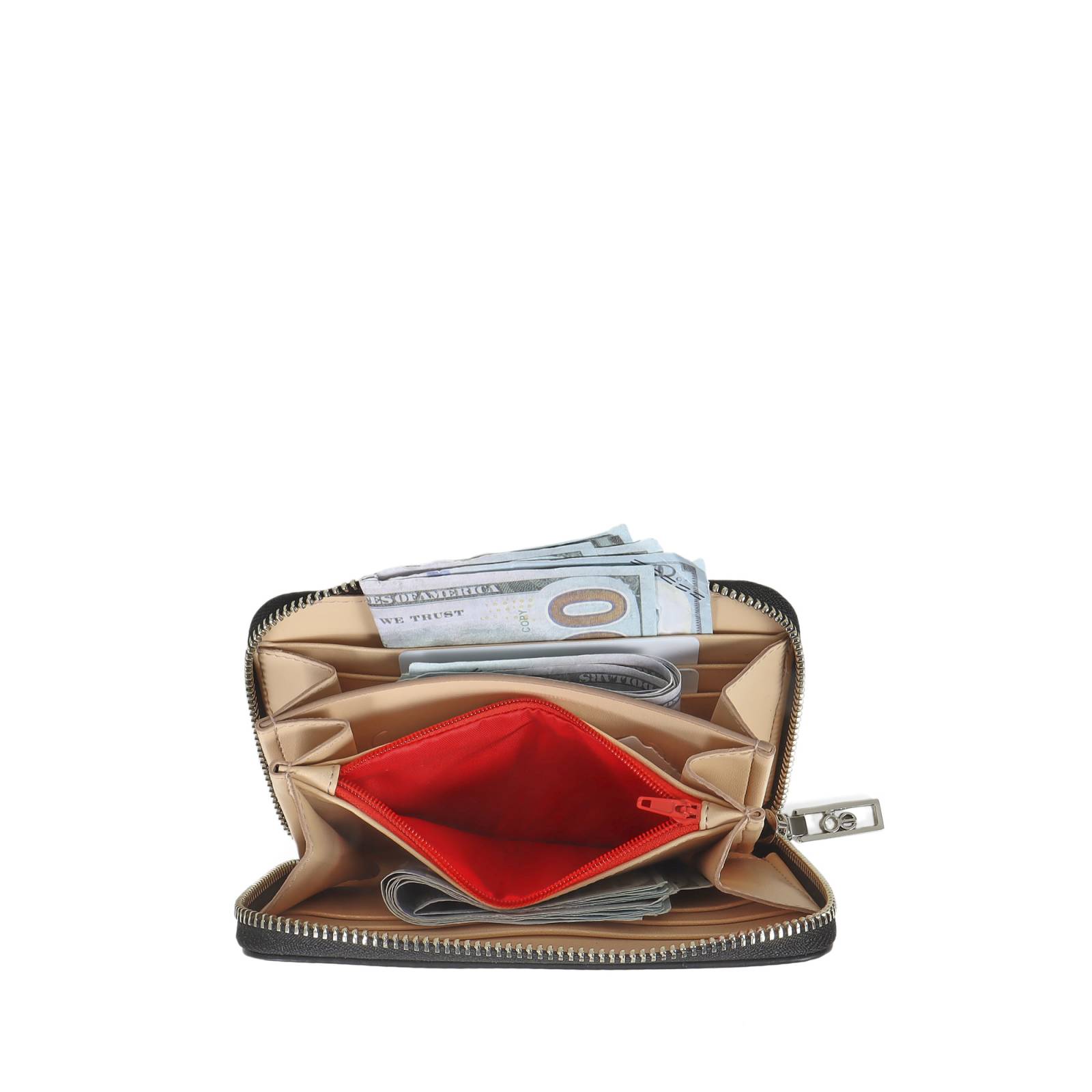 Cartera Mediana para Mujer Cloe Cierre Sencillo 