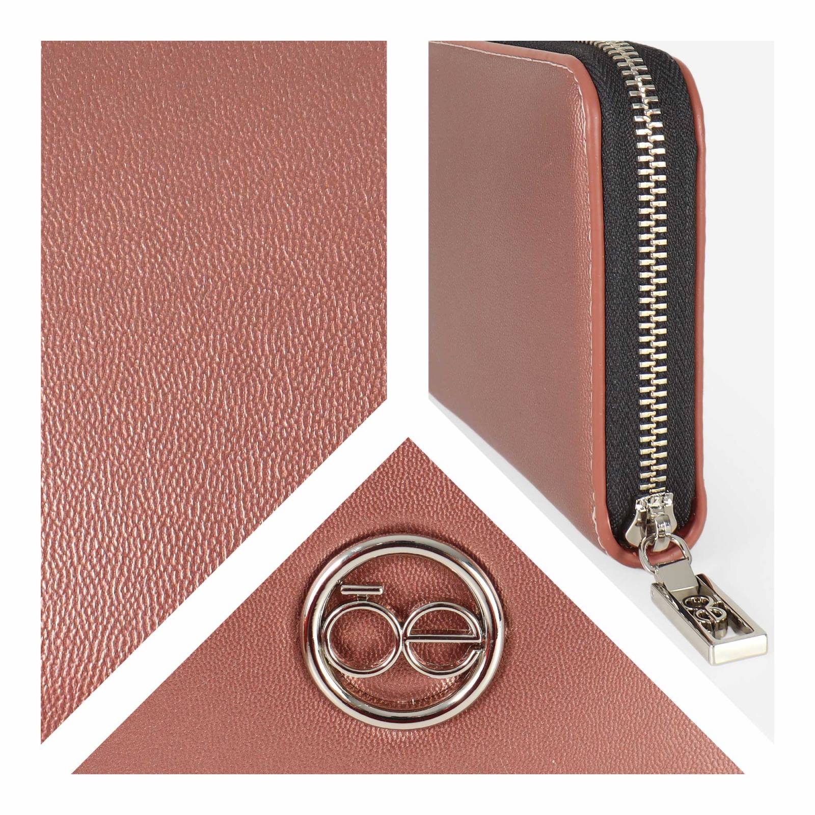 Cartera Mediana para Mujer Cloe Cierre Sencillo 
