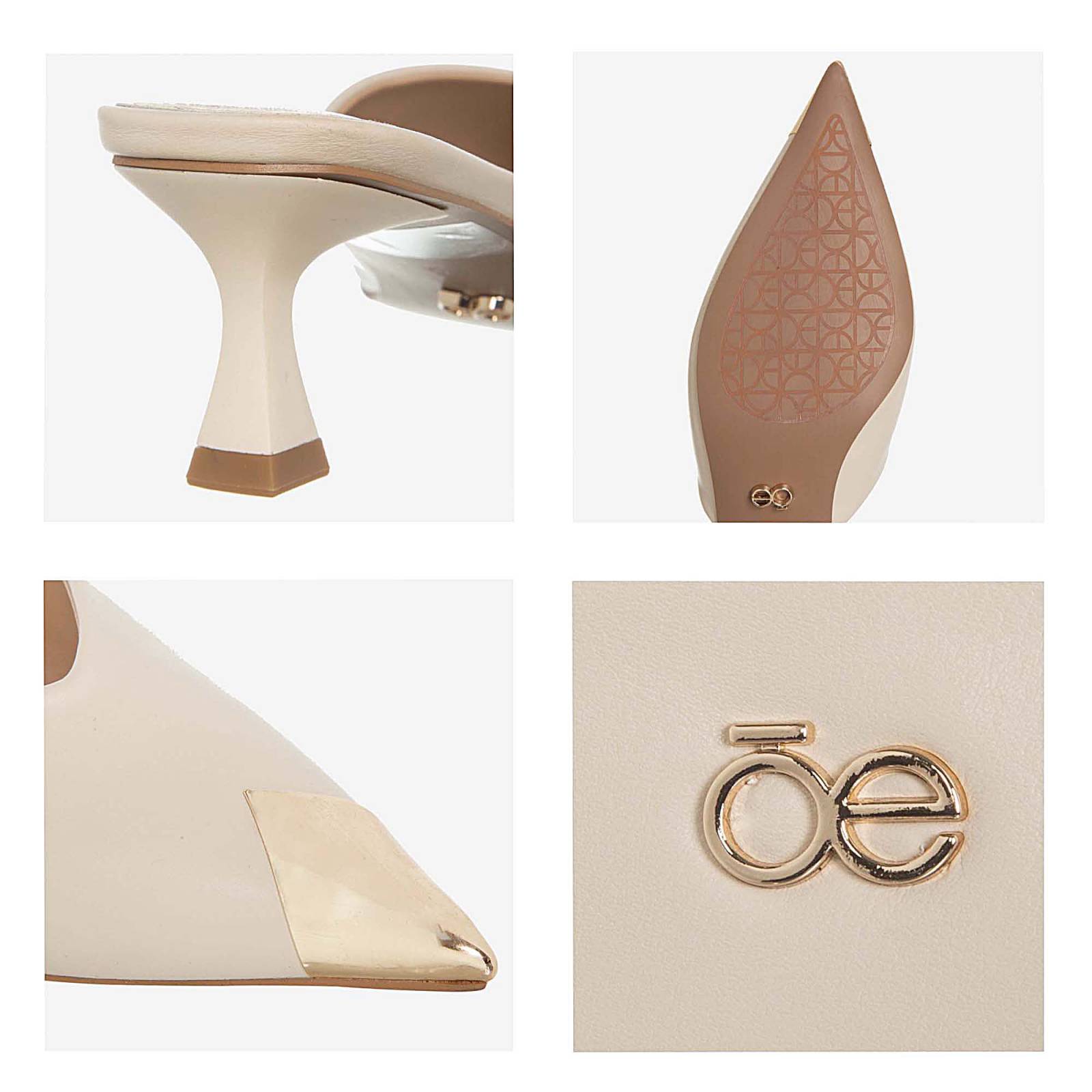 Zapatilla para Mujer Cloe Puntal Detalle Metálico