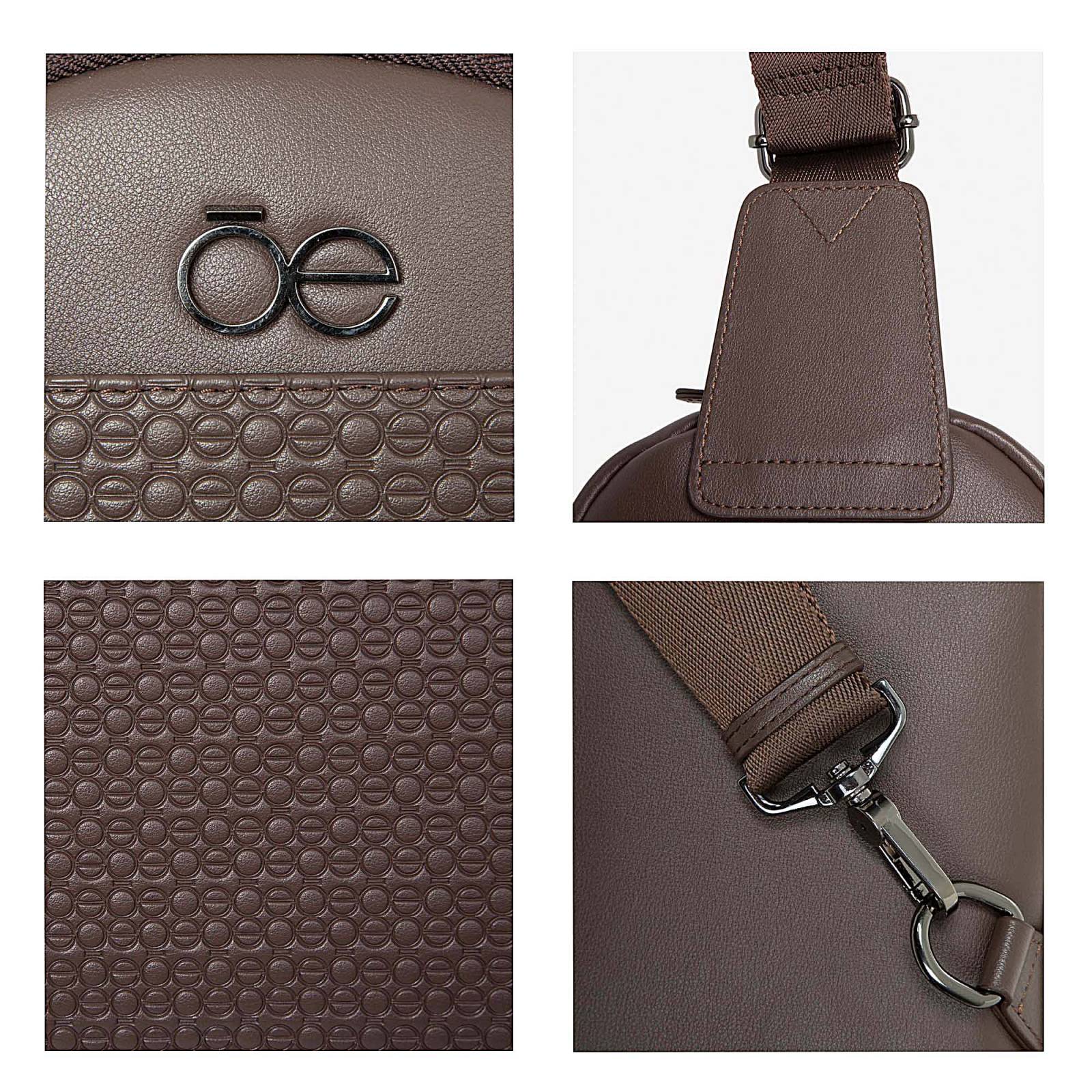 Bolsa Mensajera para Hombre Cloe Uomo Piel Genuina