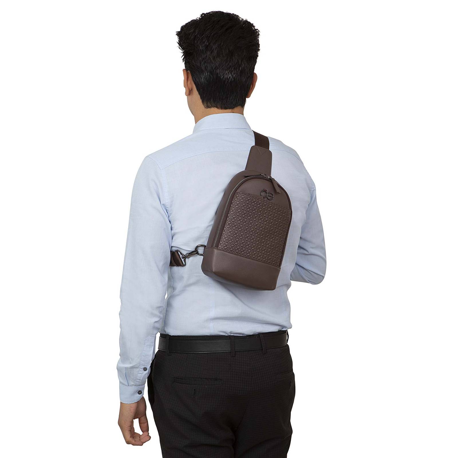 Bolsa Mensajera para Hombre Cloe Uomo Piel Genuina