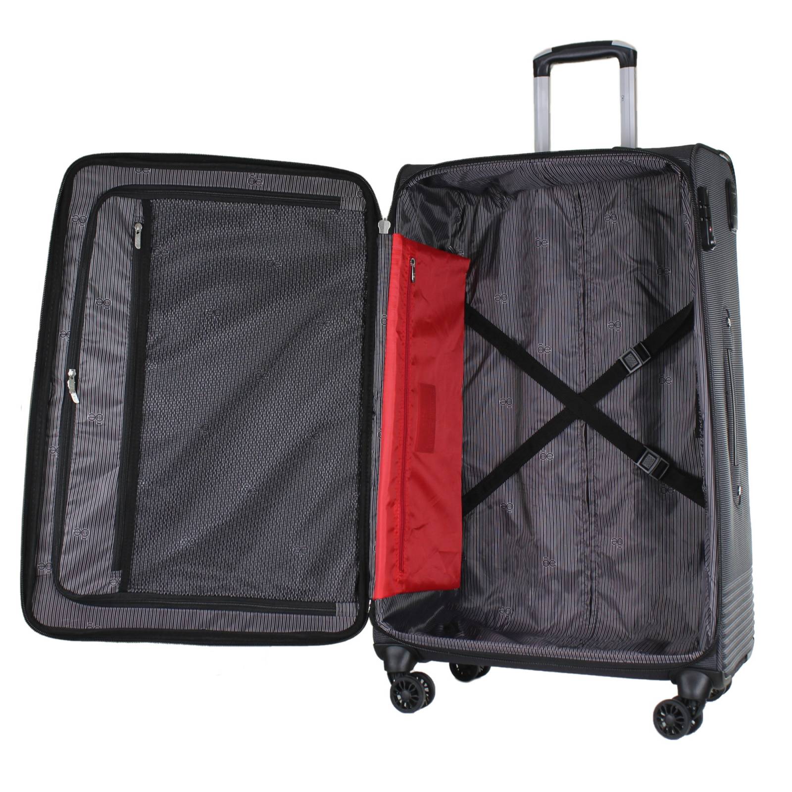 Maleta Cloe Vertical 28 Pulgadas Color Negro