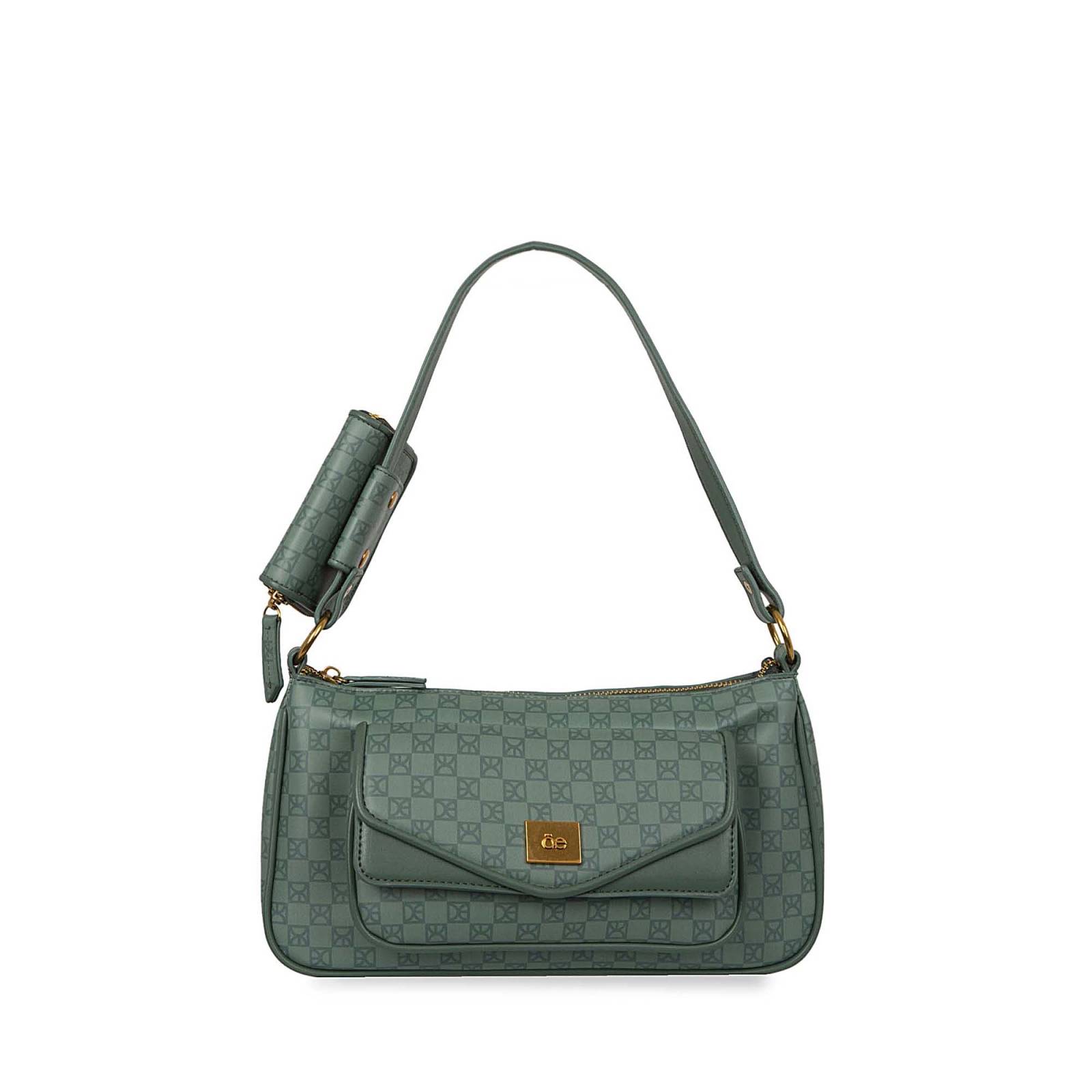 Bolsa Baguette para Mujer Cloe Diseño de Monograma