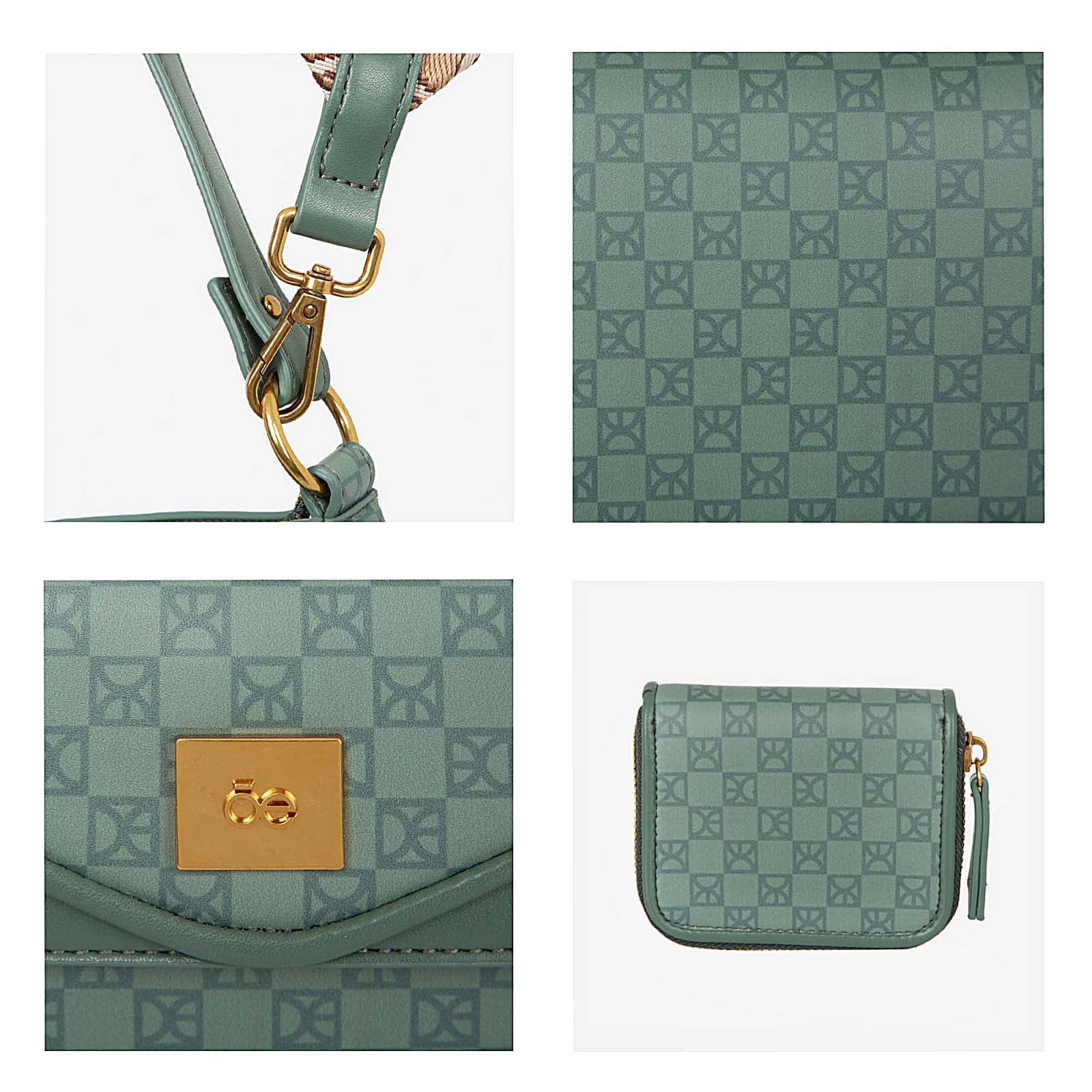 Bolsa Baguette para Mujer Cloe Diseño de Monograma