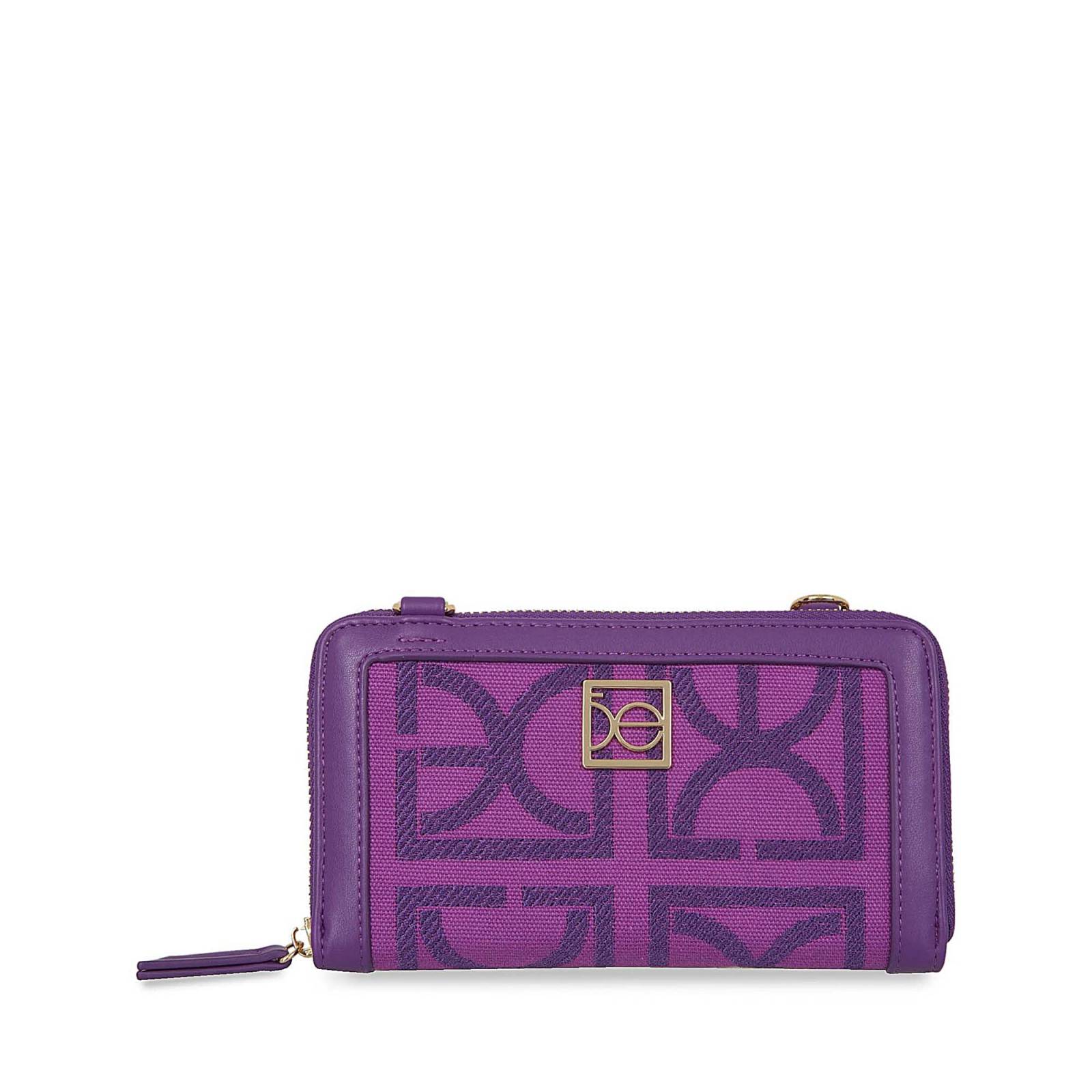 Cartera para Mujer Cloe Grande Cierre Sencillo Bordada