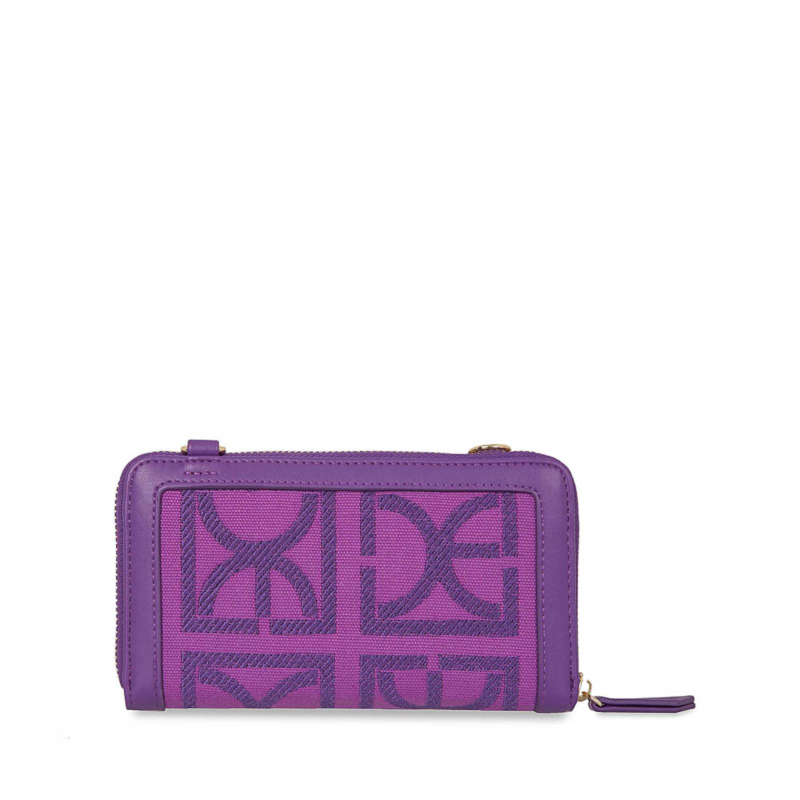 Cartera para Mujer Cloe Grande Cierre Sencillo Bordada