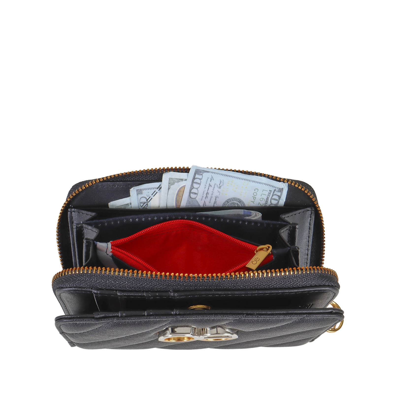 Cartera para Mujer Cloe Mediana Diseño Acolchado con Cierre