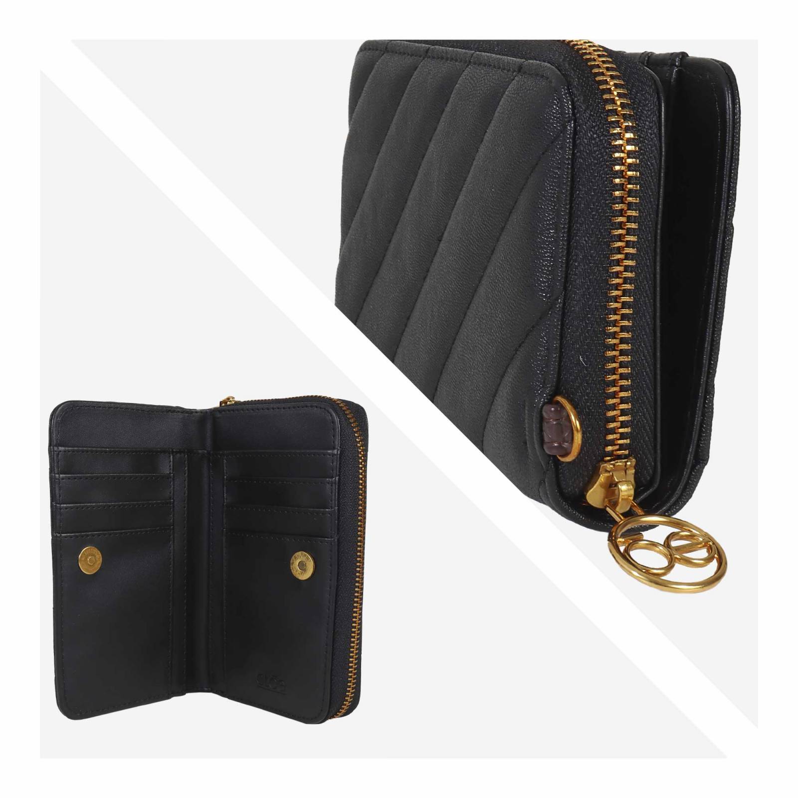 Cartera para Mujer Cloe Mediana Diseño Acolchado con Cierre