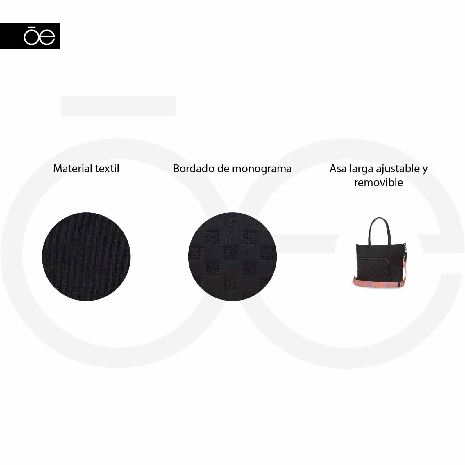 Bolsa Tote para Mujer Cloe Acolchada en Monograma