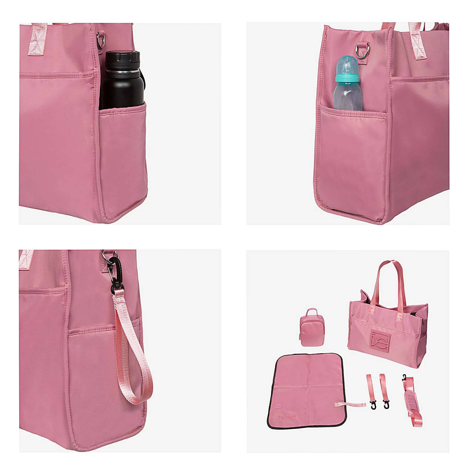 Pañalera Tote Cloe Mom   Baby Nylon con Accesorios