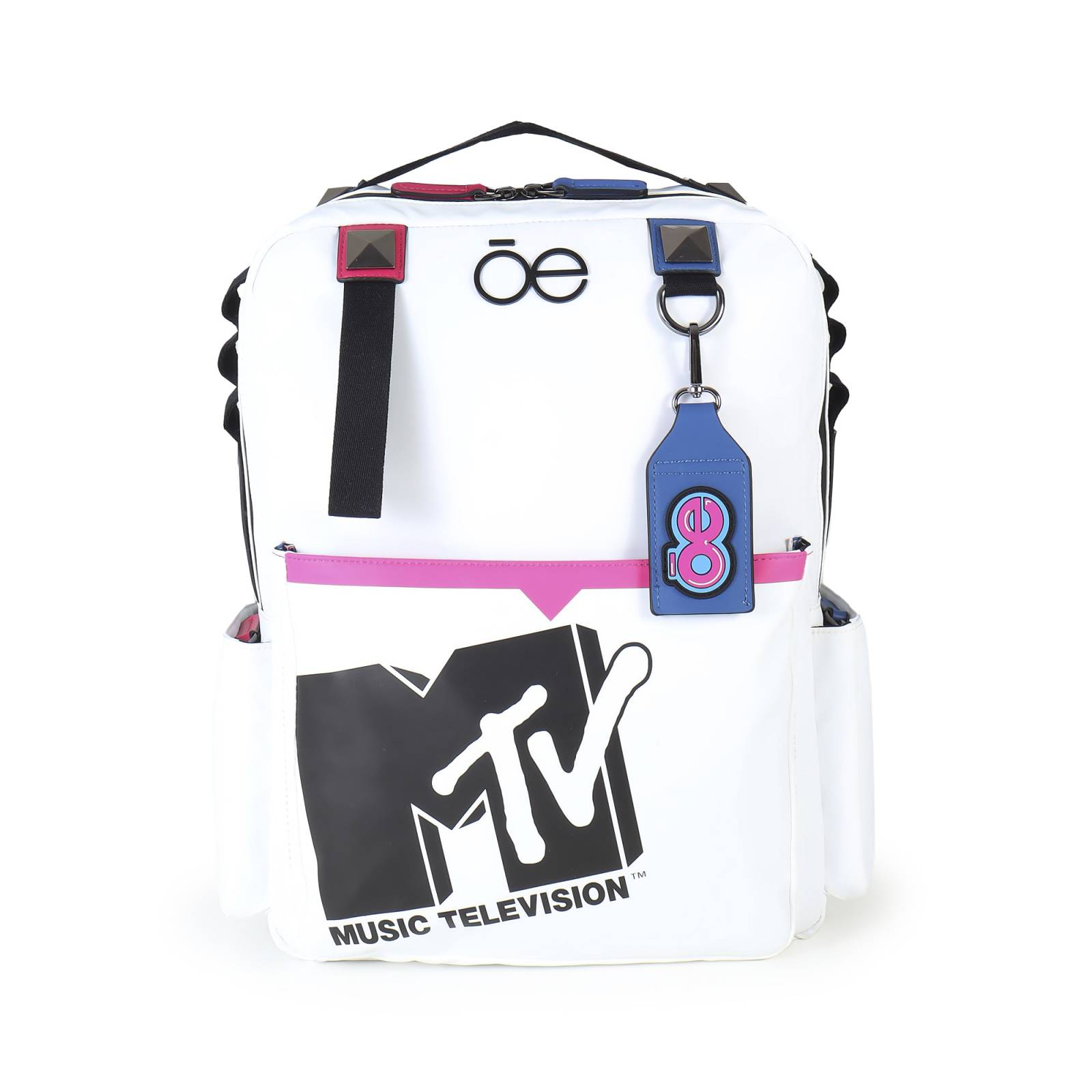 Mochila para Mujer MTV x Oe Porta Laptop Resistente al Agua