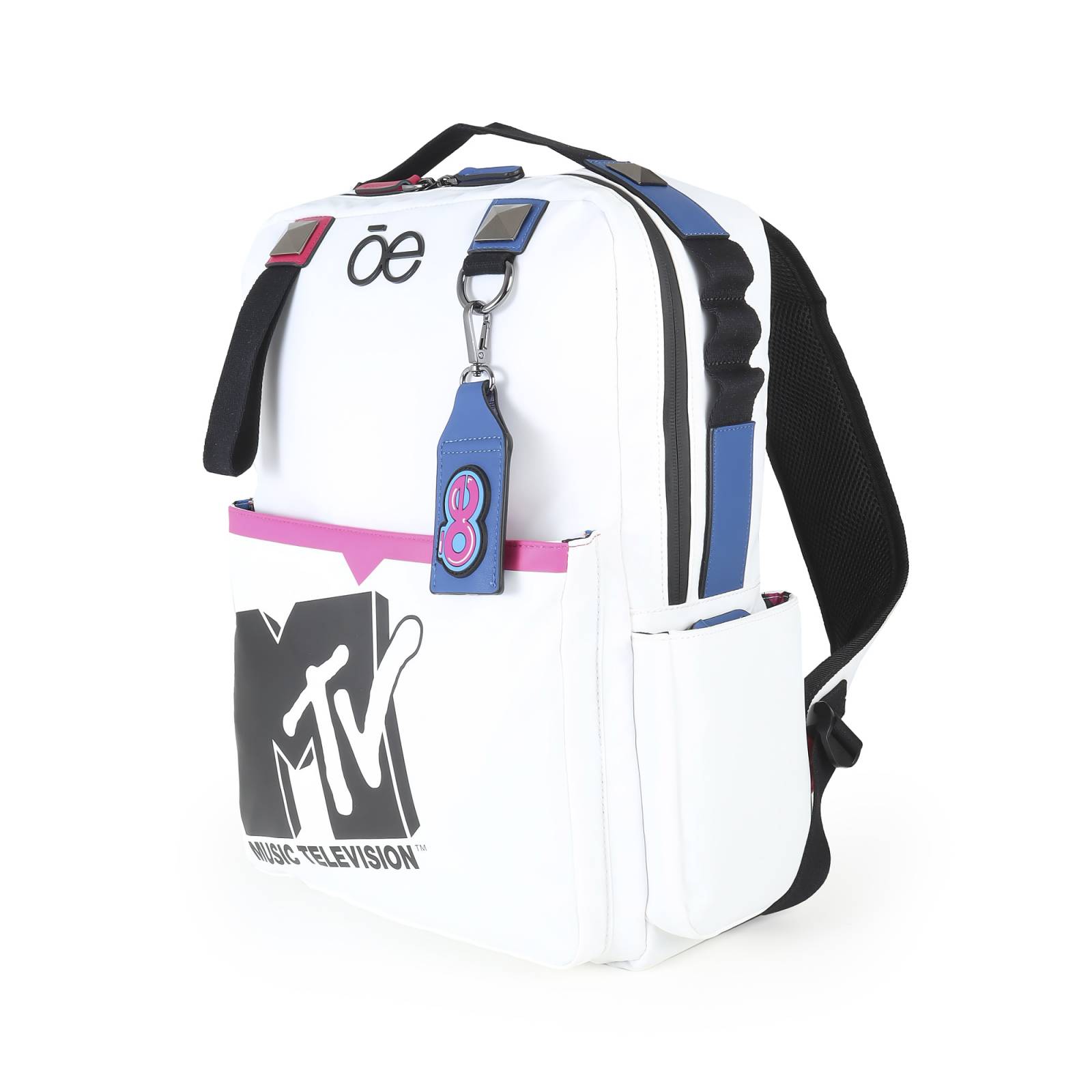 Mochila para Mujer MTV x Oe Porta Laptop Resistente al Agua