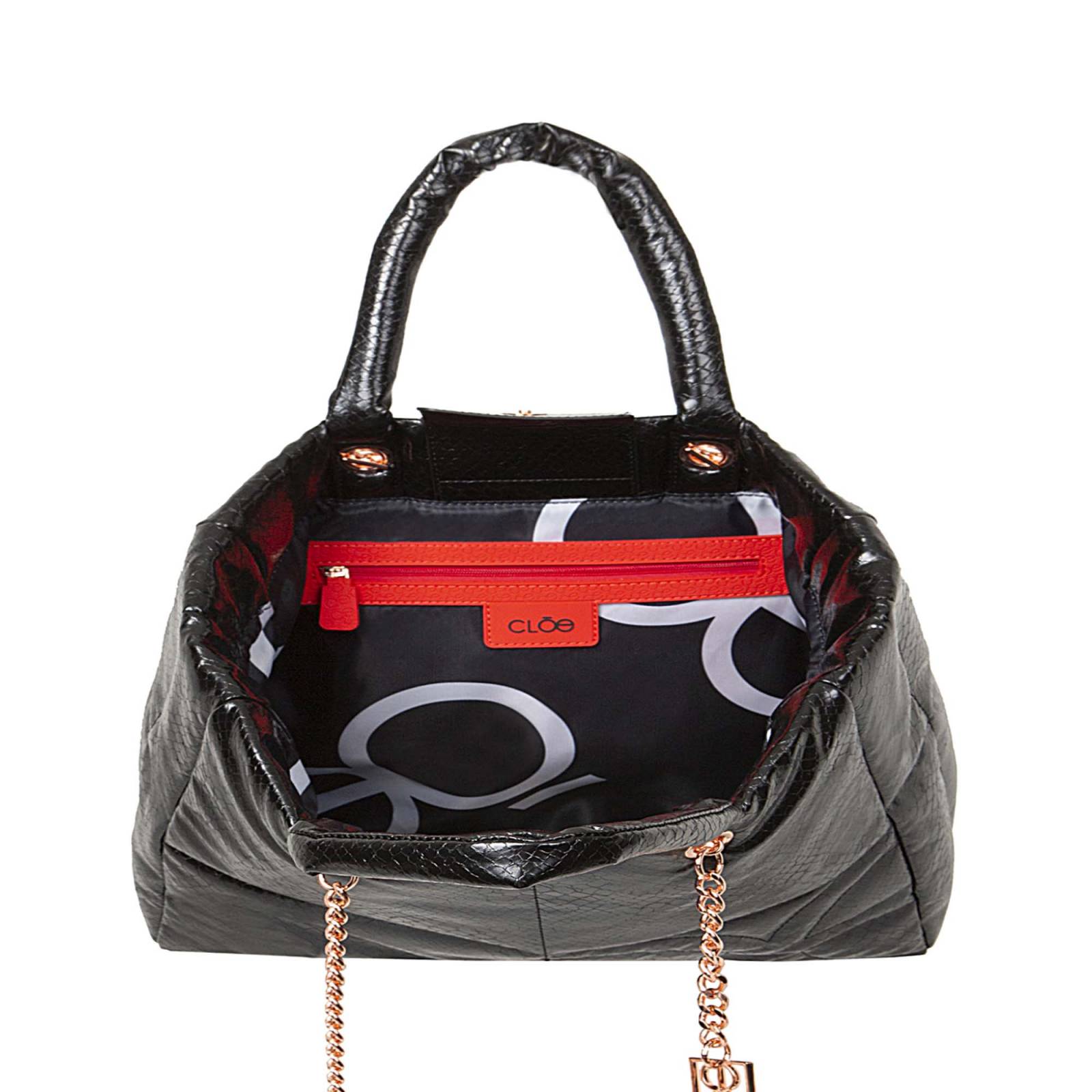 Bolsa Tote para Mujer Cloe Diseño Acolchado Asa Cadena