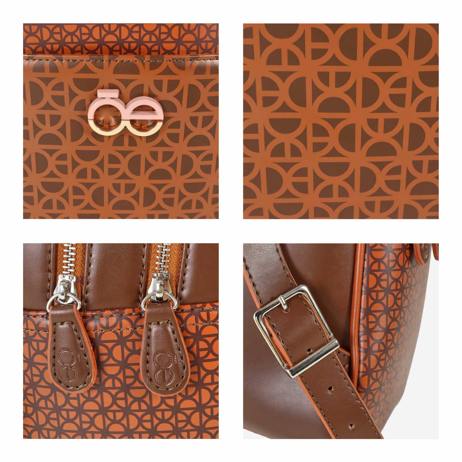 Mochila para Mujer Cloe Mediana Diseño Monograma