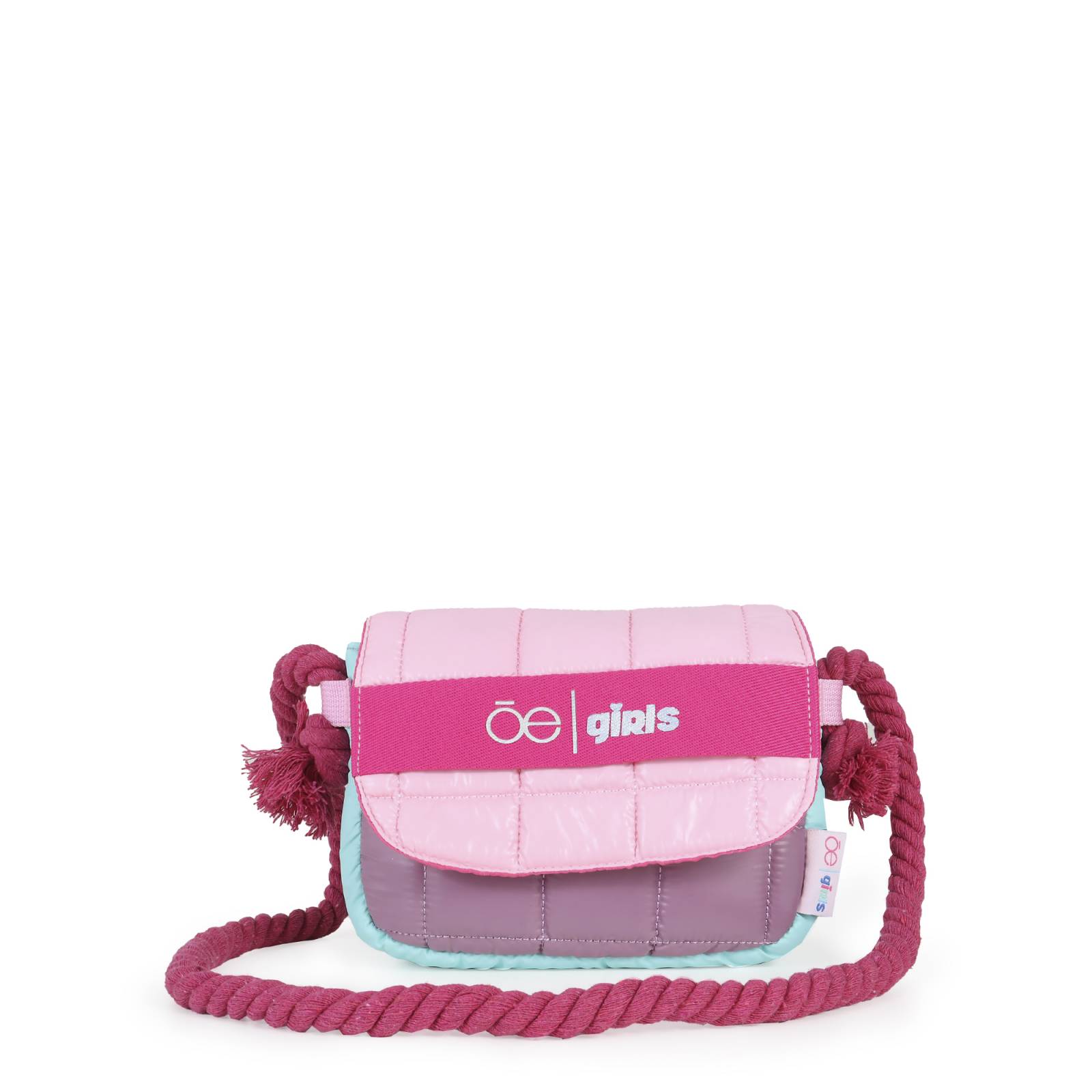 Bolsa Crossbody para Niña Cloe Acolchada a Cuadros