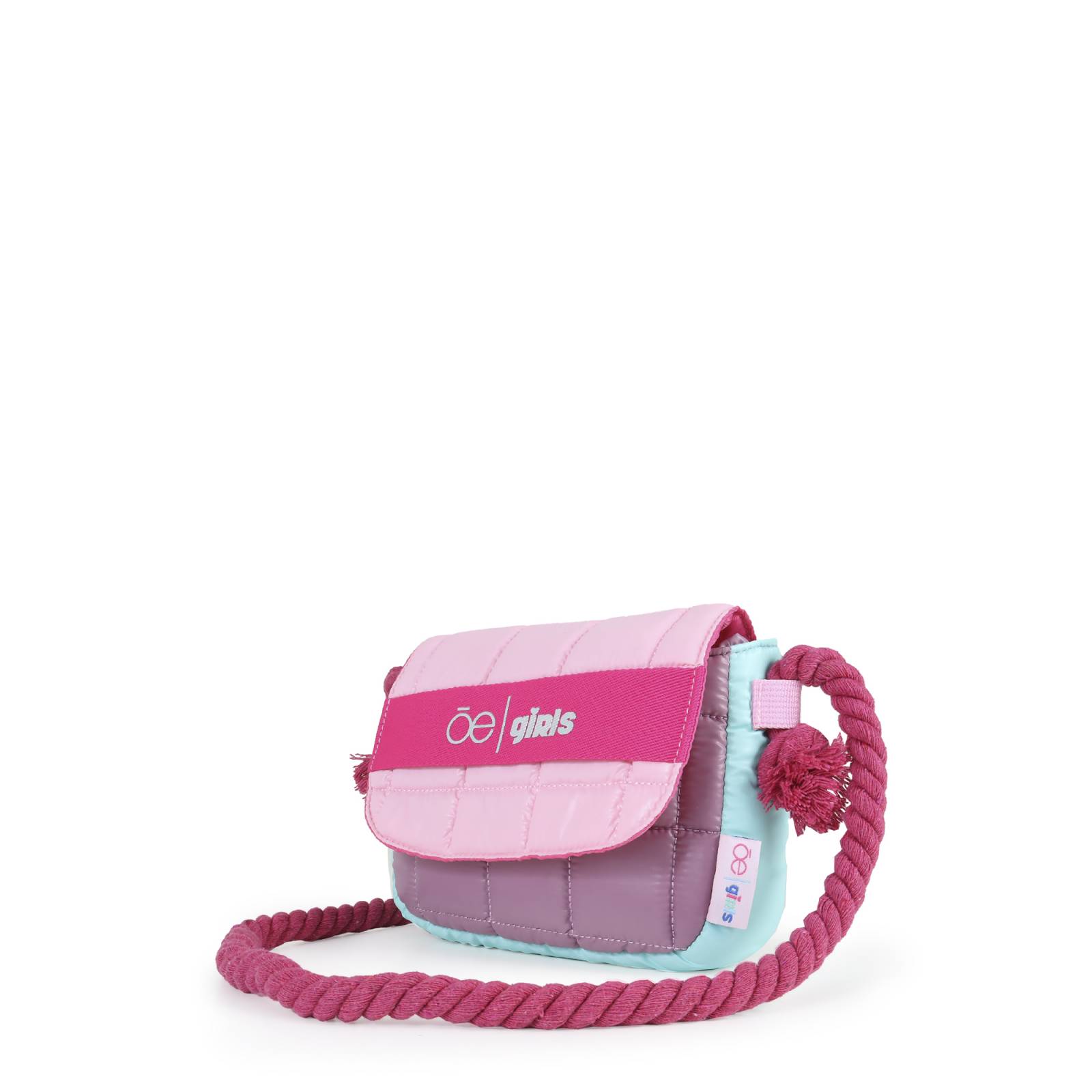 Bolsa Crossbody para Niña Cloe Acolchada a Cuadros