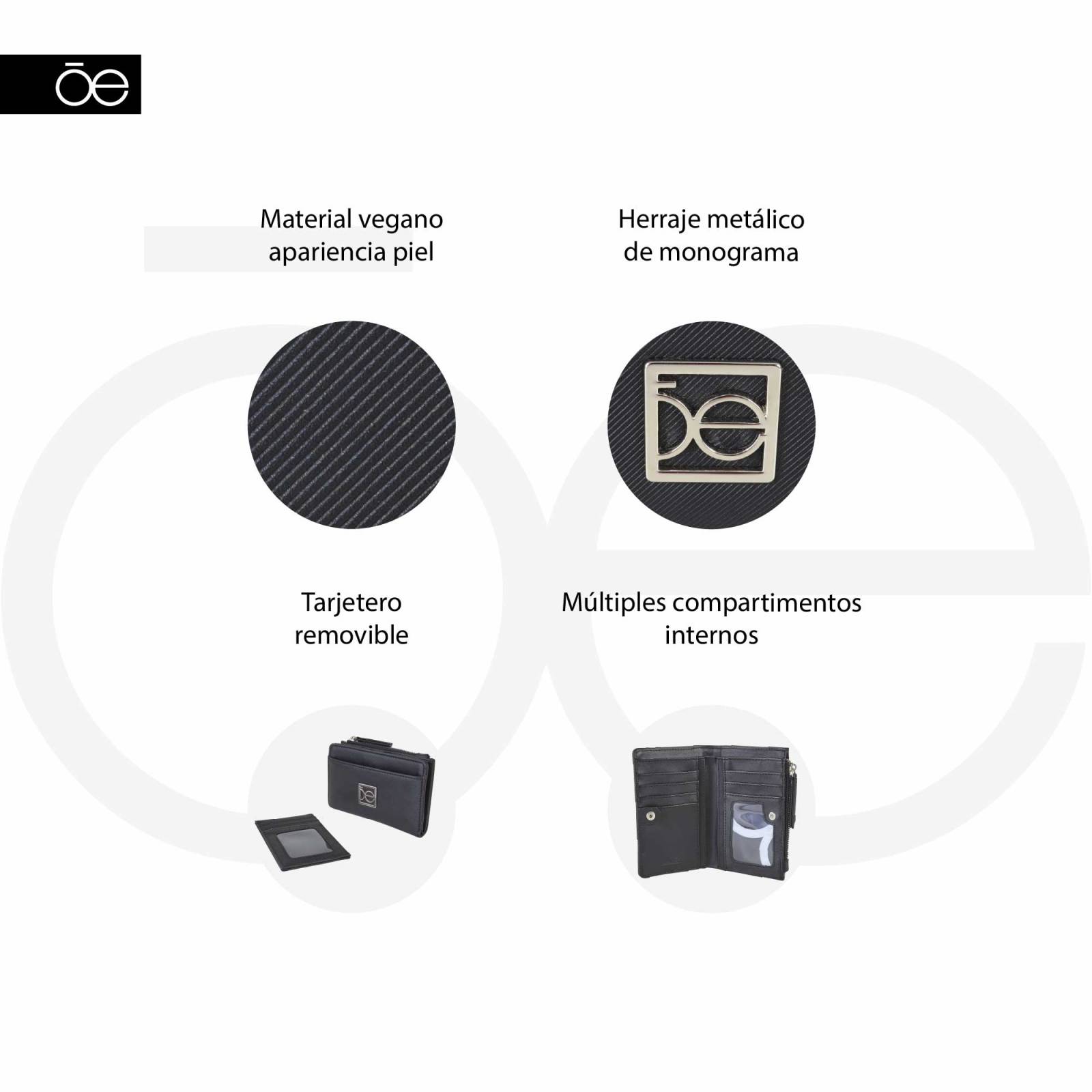 Cartera para Mujer Cloe Mediana Flap con Tarjetero