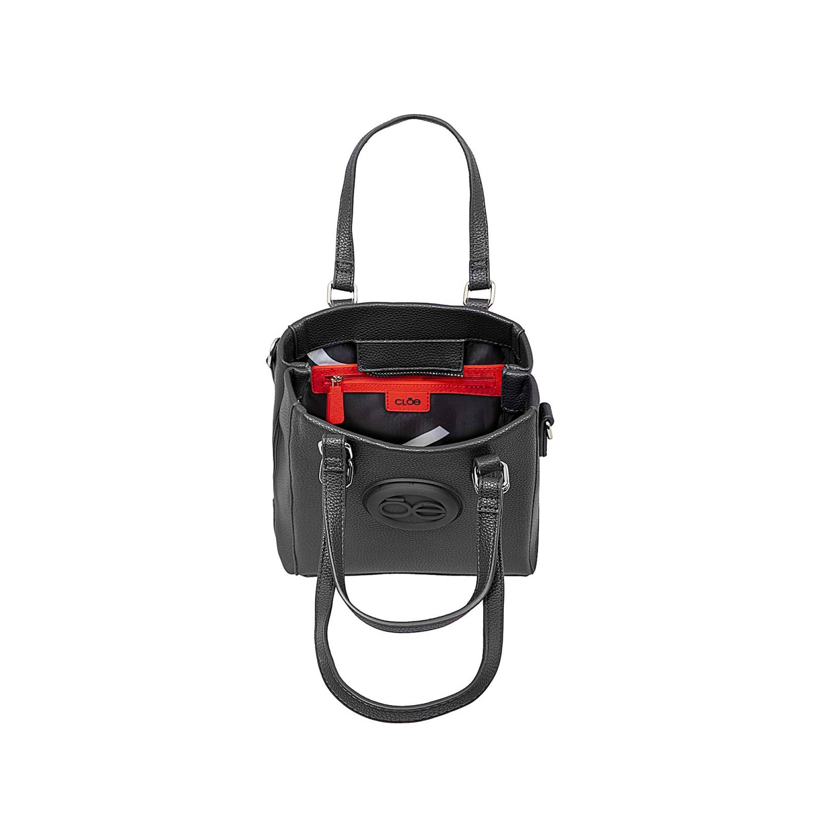 Bolsa Cloe para Mujer Tote Clásico Chico Rubber Monograma