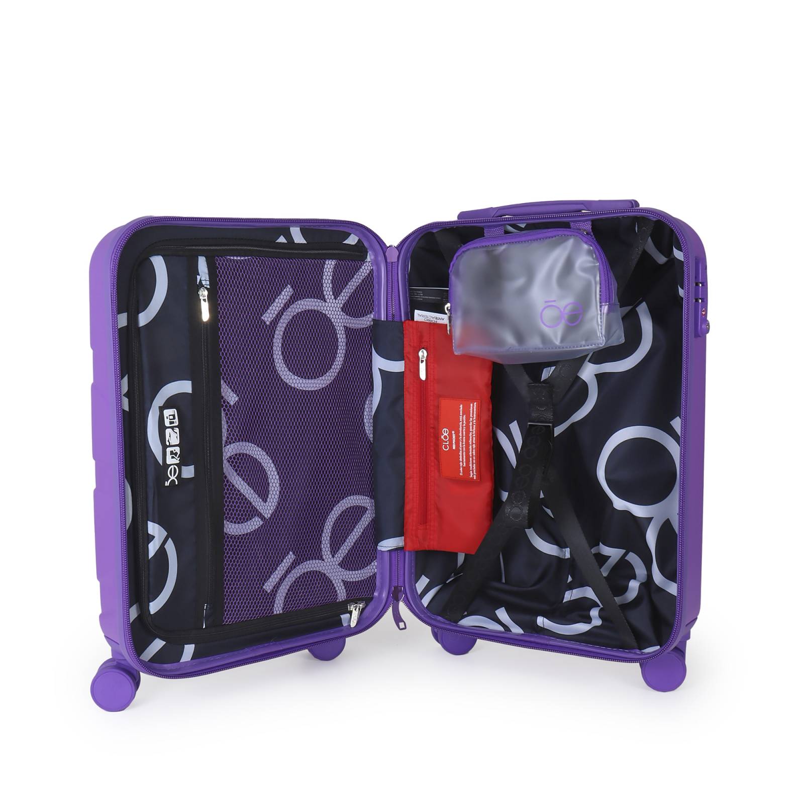 Maleta Vertical 20 para Mujer Cloe Chica de Cabina Rígida