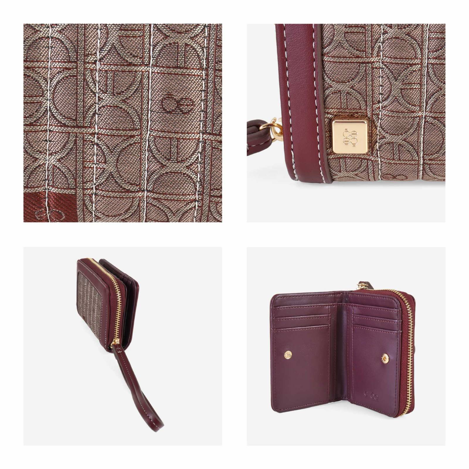 Cartera para Mujer Cloe Mediana Jacquard con Maneral
