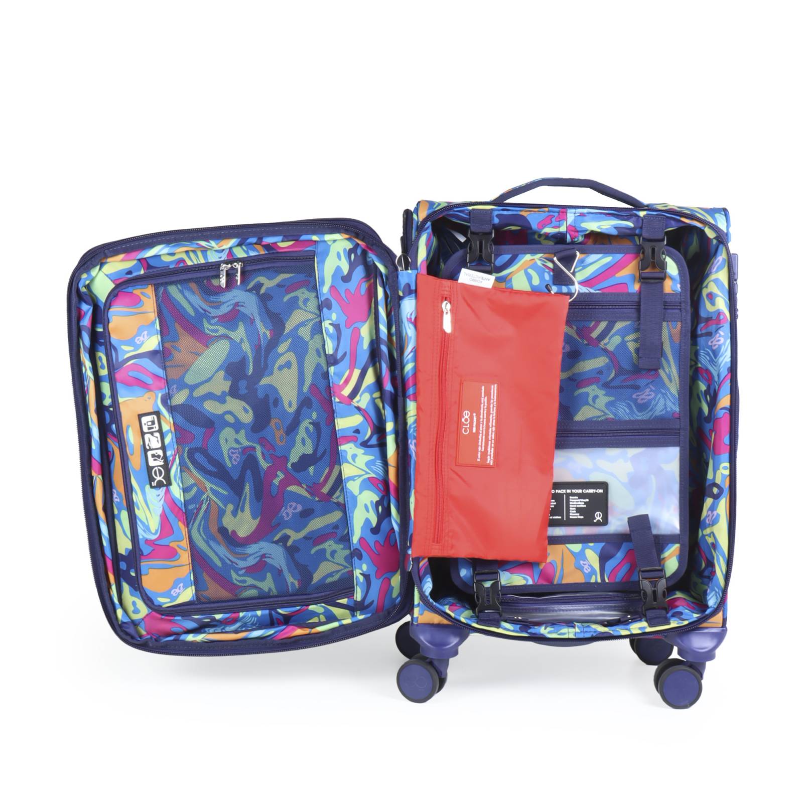 Maleta Cloe Chica Para Mujer De Cabina 20 plg Textil